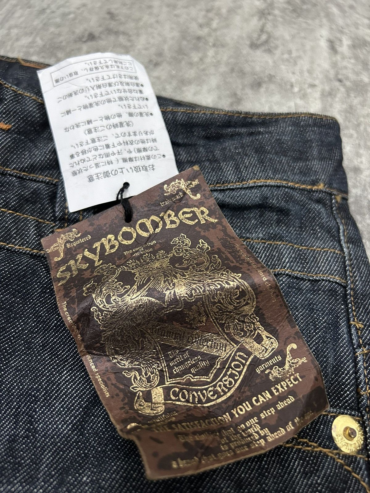 If Six Was Nine × Japanese Brand × Tornado Mart Japanese Sky Bomber Flare Jeans Size US 30 / EU 46 - 9 Thumbnail