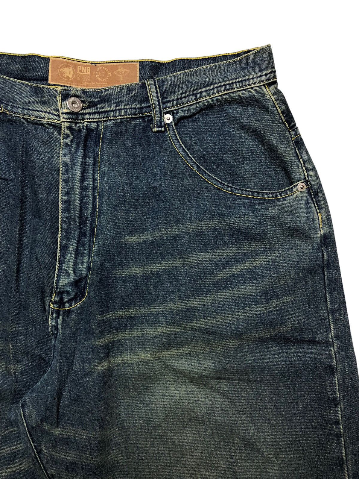 JNCO × Vintage PNB NATION baggy short pants Size US 32 / EU 48 - 4 Thumbnail