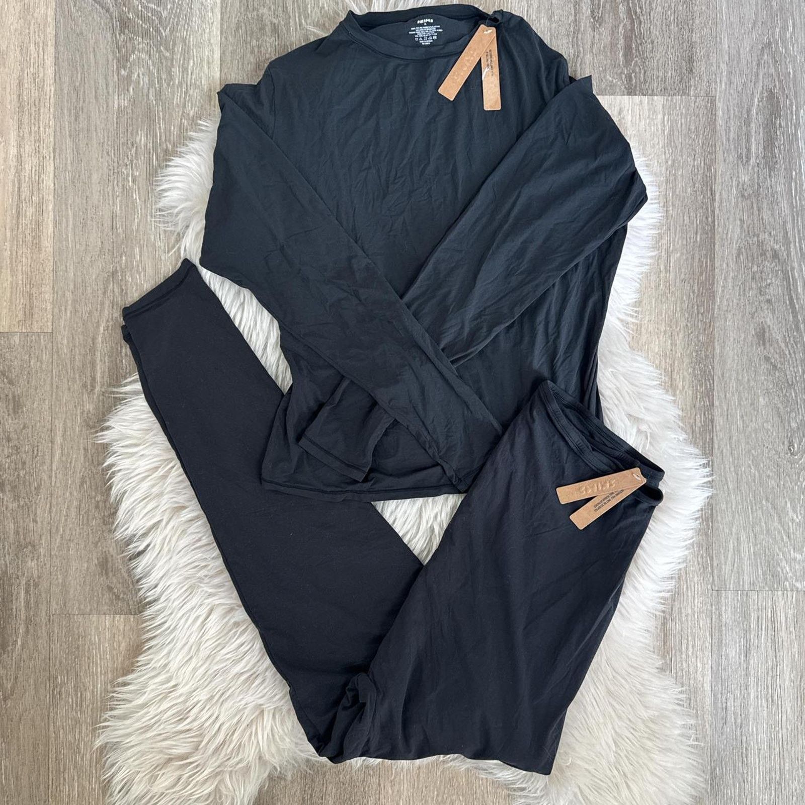 SKIMS NWT SKIMS Fit Everybody T-Shirt/Maternity Legging - Onyx XL Size XL / US 12-14 / IT 48-50 - 1 Thumbnail