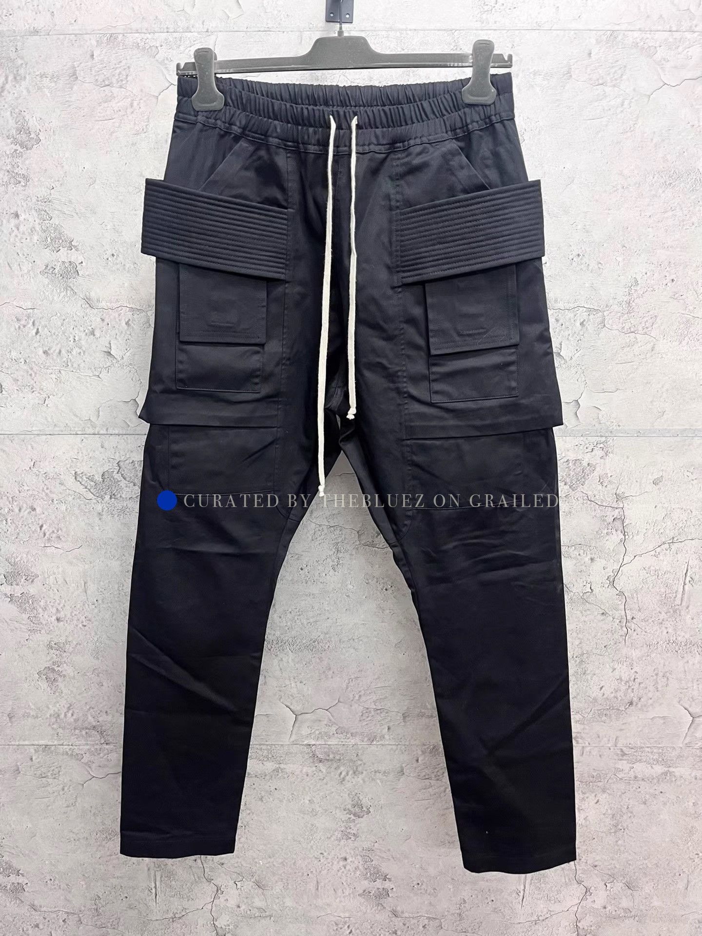 Rick Owens Double Loop Cargo Pants in Black Size US 32 / EU 48 - 1 Thumbnail