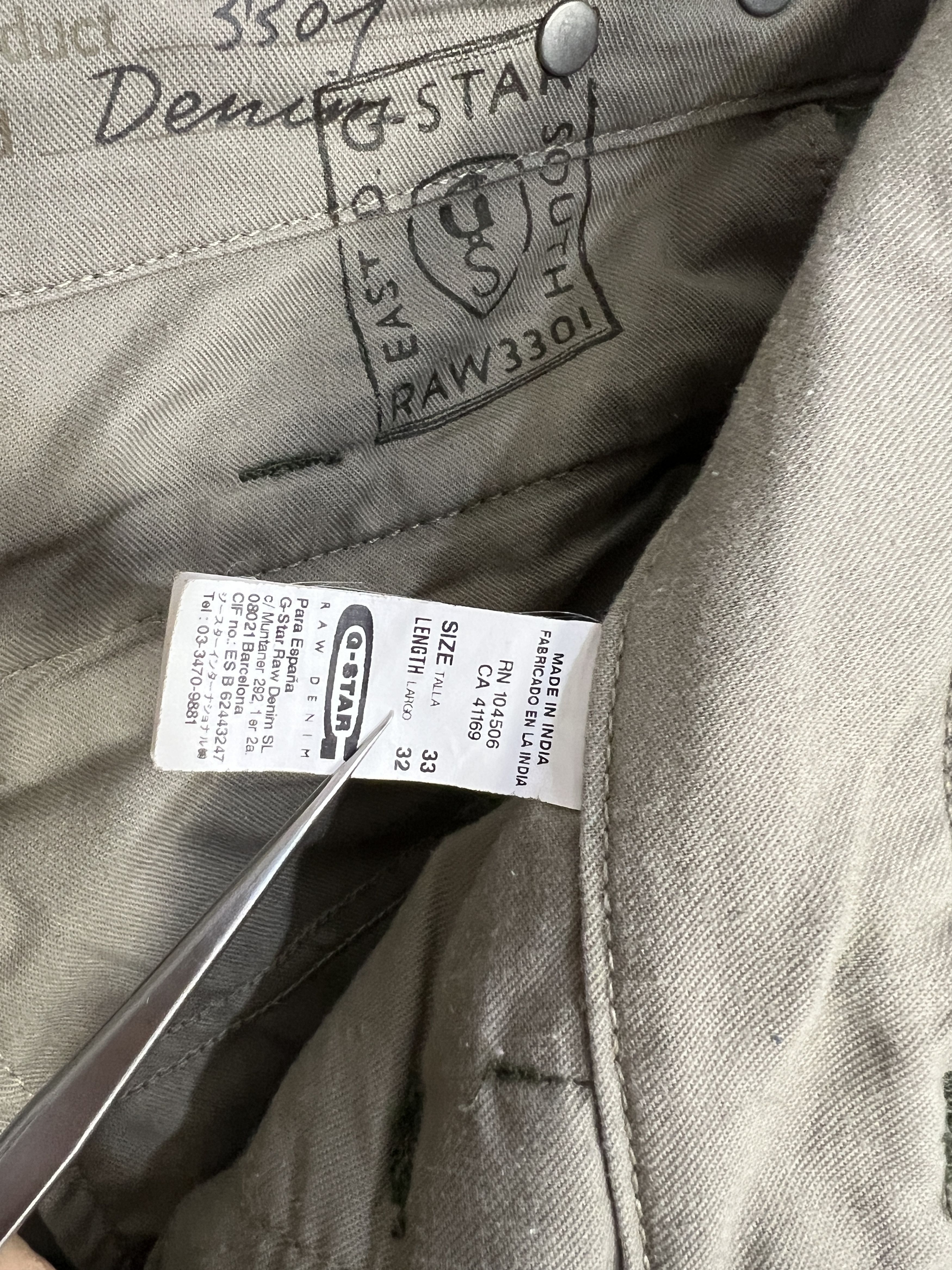 G-Star Military Army Multipocket Cargo Pants Rare Hype Y2K Sz M Size US 32 / EU 48 - 8 Thumbnail