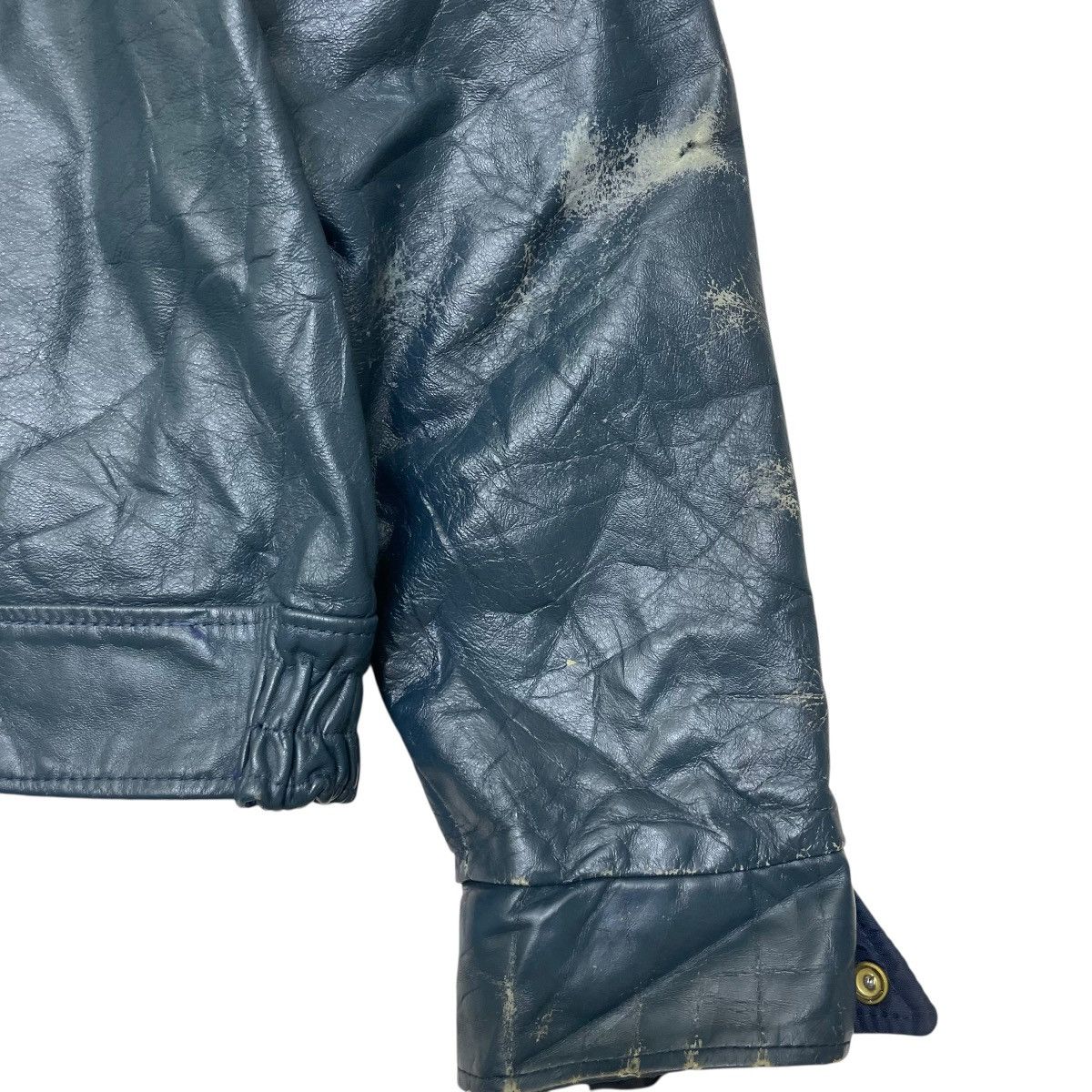 Avirex 🔥 vintage 80s Comber Oasa Softball leather varsity Jacket Size US L / EU 52-54 / 3 - 10 Thumbnail