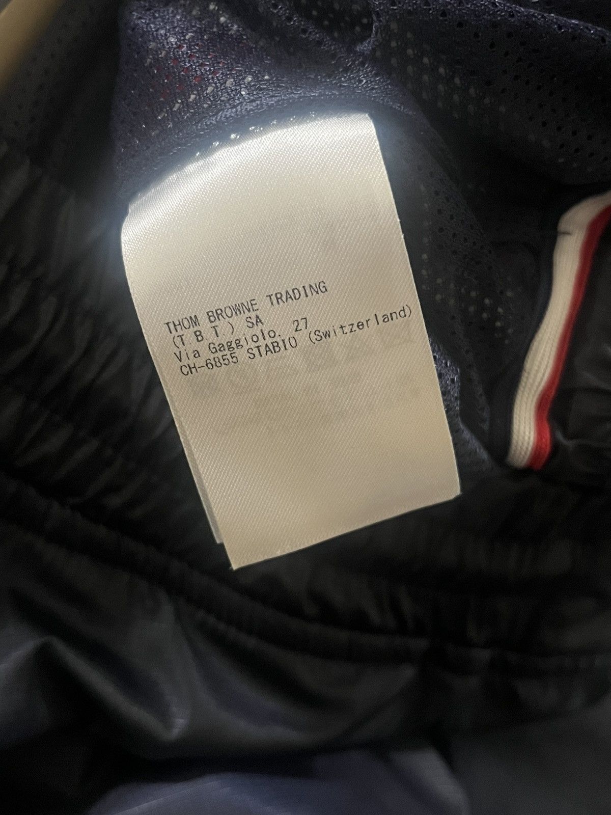 Thom Browne Thom Browne Track Pants In Ripstop With RWB Stripe Sz 2 Size US 32 / EU 48 - 11 Thumbnail