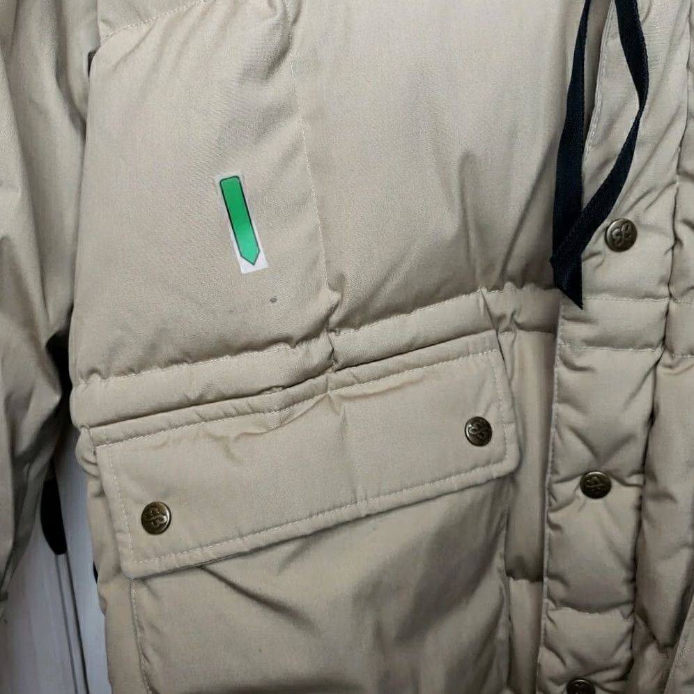 Eddie Bauer VINTAGE Eddie Bauer Jacket Mens M Brown Goose Down Hooded Puffer Tan Men USA Coat Size US M / EU 48-50 / 2 - 7 Thumbnail