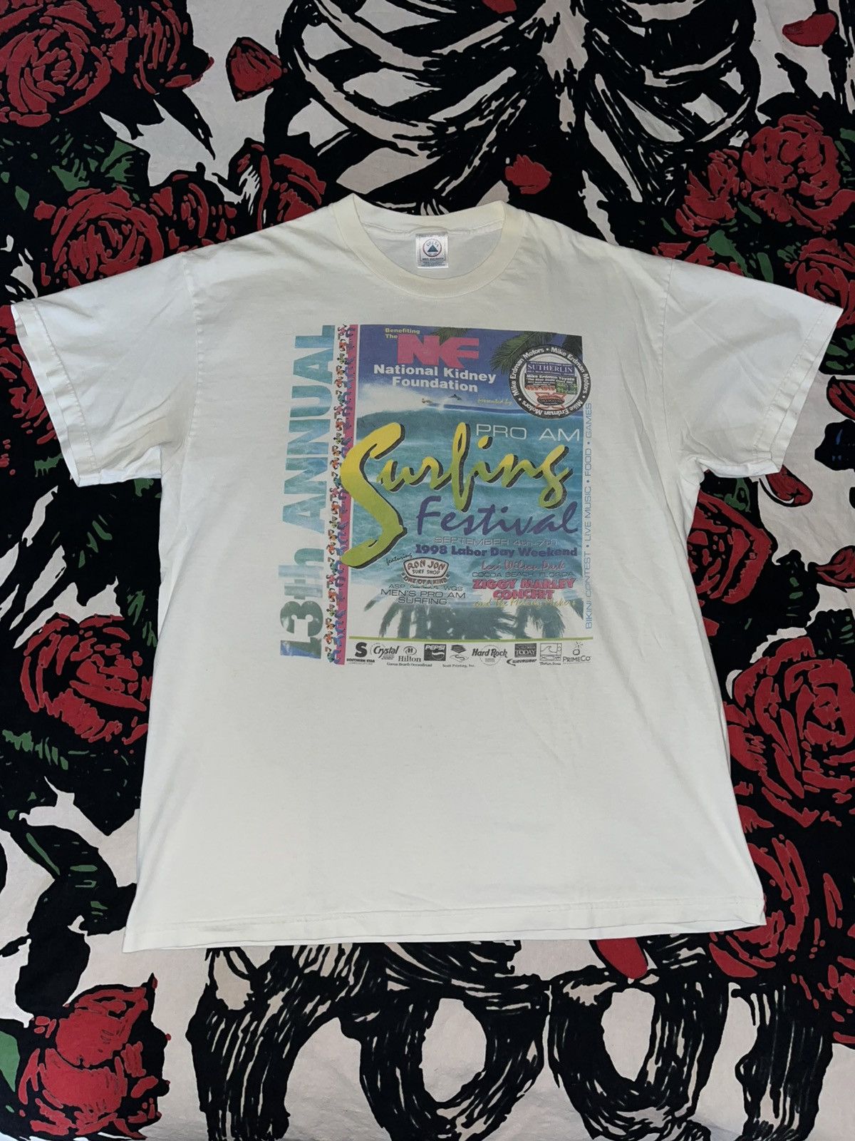 4GSELLER Crazy 90’s Faded Thrashed ERD Billabong Skater Surfing Tee Size US L / EU 52-54 / 3 - 1 Thumbnail