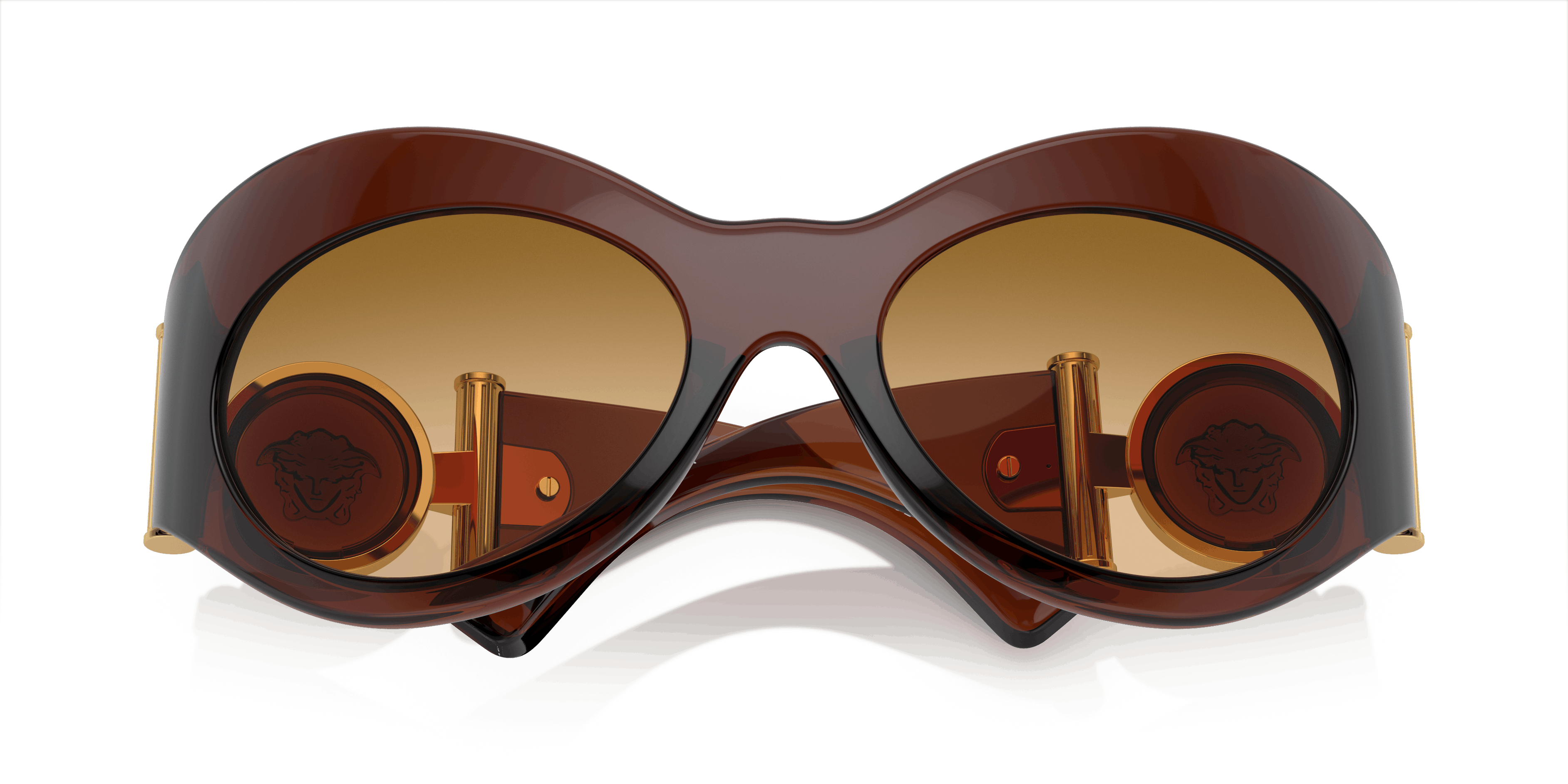 Versace NEW VERSACE VE4462-54462L Brown Size ONE SIZE - 4 Thumbnail