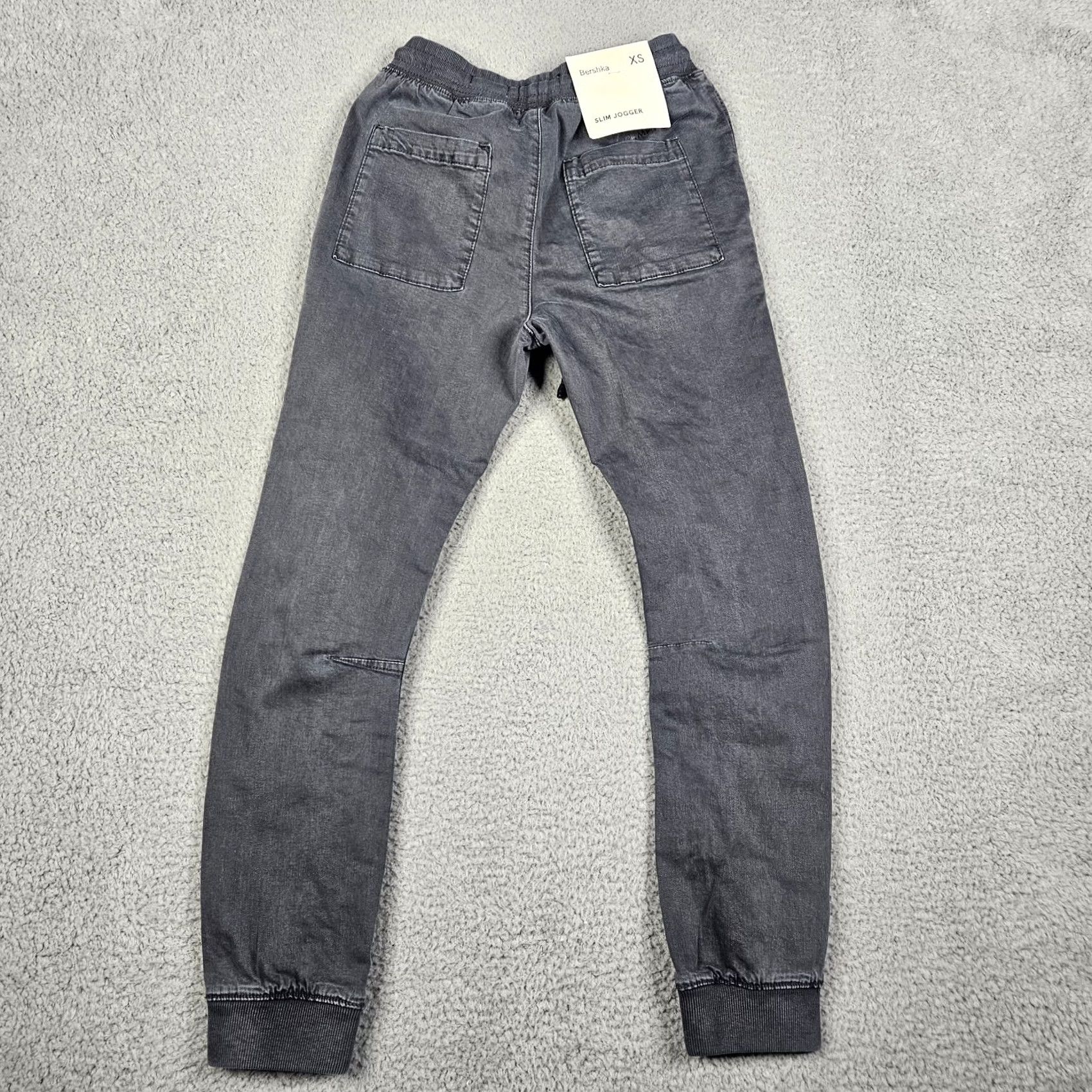Bershka Bershka Slim Dark Gray Pull-on Skinny Jogger Women’s XS NEW Size 26" / US 2 / IT 38 - 3 Thumbnail