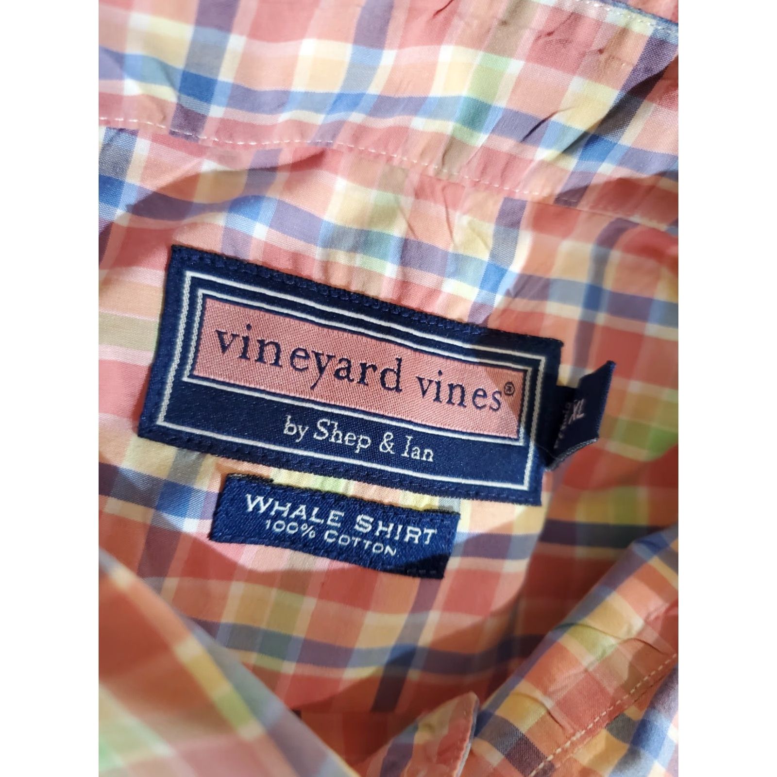 Vineyard Vines Vineyard Vines Signature Mens Multicolor Button Up Classic Fit Whale Shirt XL Size US XL / EU 56 / 4 - 5 Thumbnail