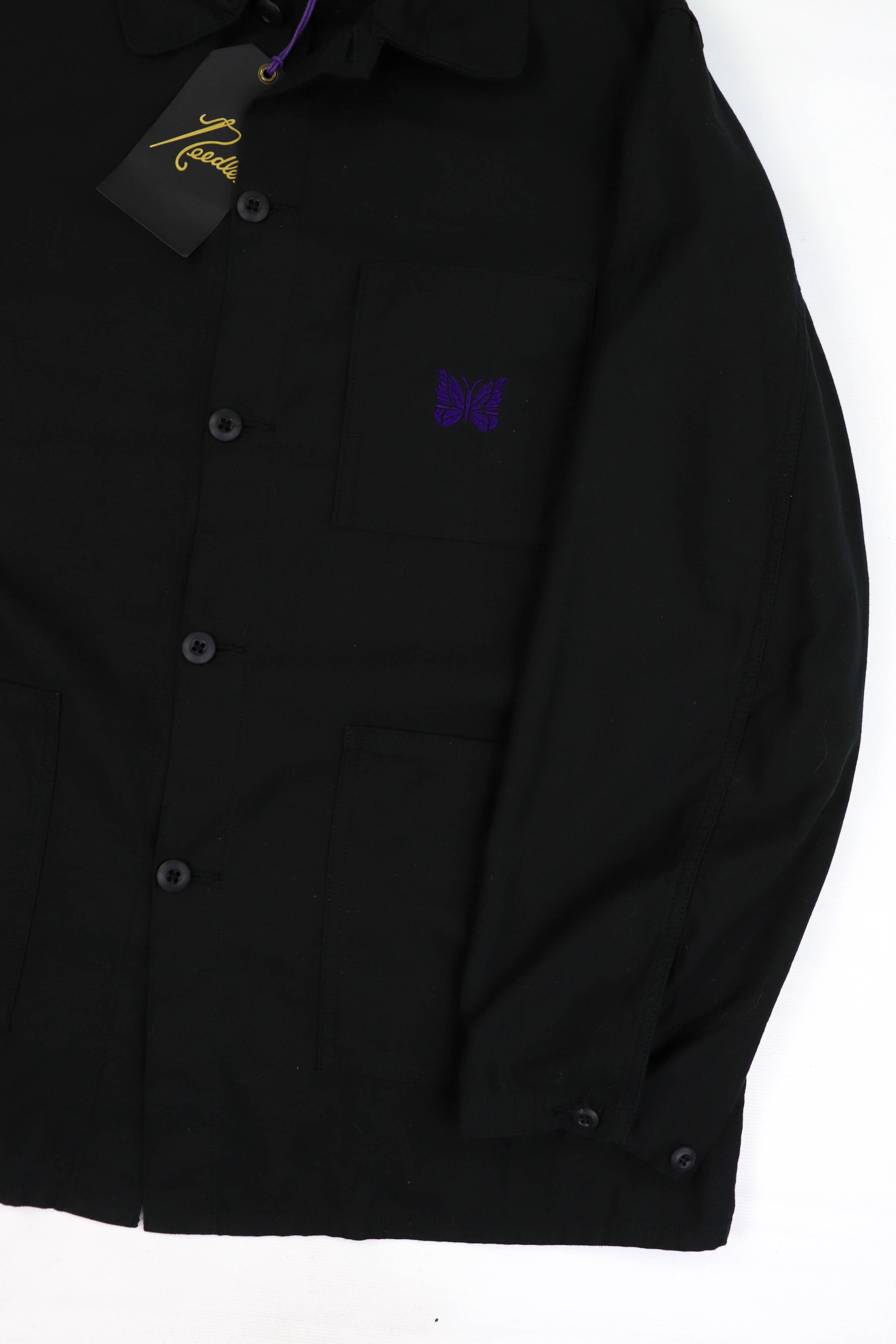 Needles NWT Needles Made in Japan Black Chore Coat Jacket Size US L / EU 52-54 / 3 - 5 Thumbnail