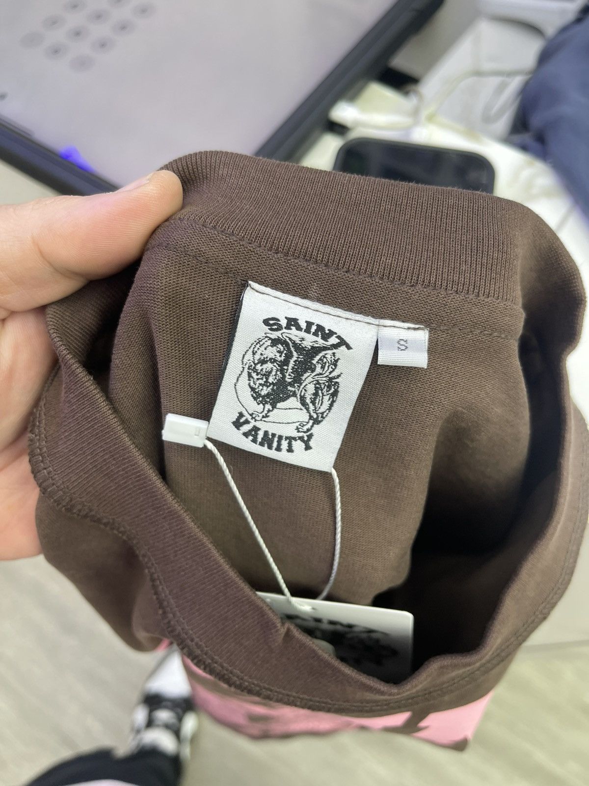 Saint Vanity Saint Vanity tee ( brown/pink) Size US S / EU 44-46 / 1 - 3 Thumbnail