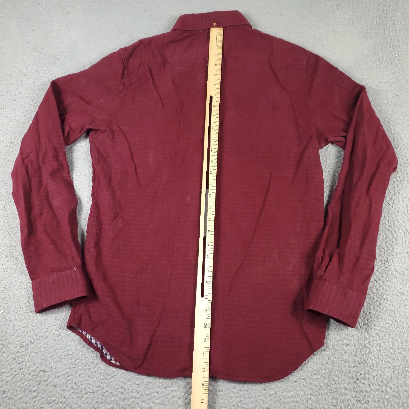Ben Sherman Ben Sherman Shirt Mens M Red Button-Up Long Sleeve Casual Button-Up Shirt Mens Red Ben Sherman Size US M / EU 48-50 / 2 - 4 Thumbnail