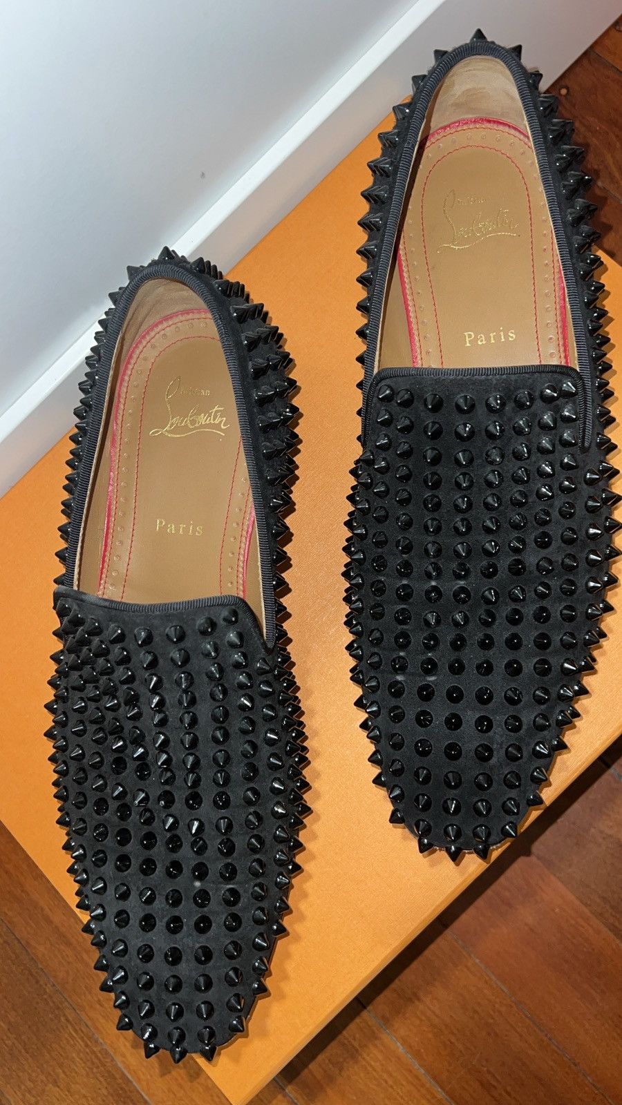 Christian Louboutin CB Dandelion Spike loafers Size US 7.5 / EU 40-41 - 2 Thumbnail