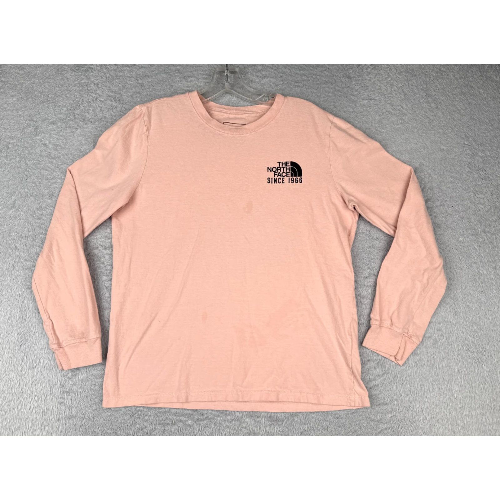 The North Face VINTAGE? No — The North Face Shirt Women Medium Pink Long Sleeve Crew Neck 100% Cotton read Size M / US 6-8 / IT 42-44 - 2 Thumbnail