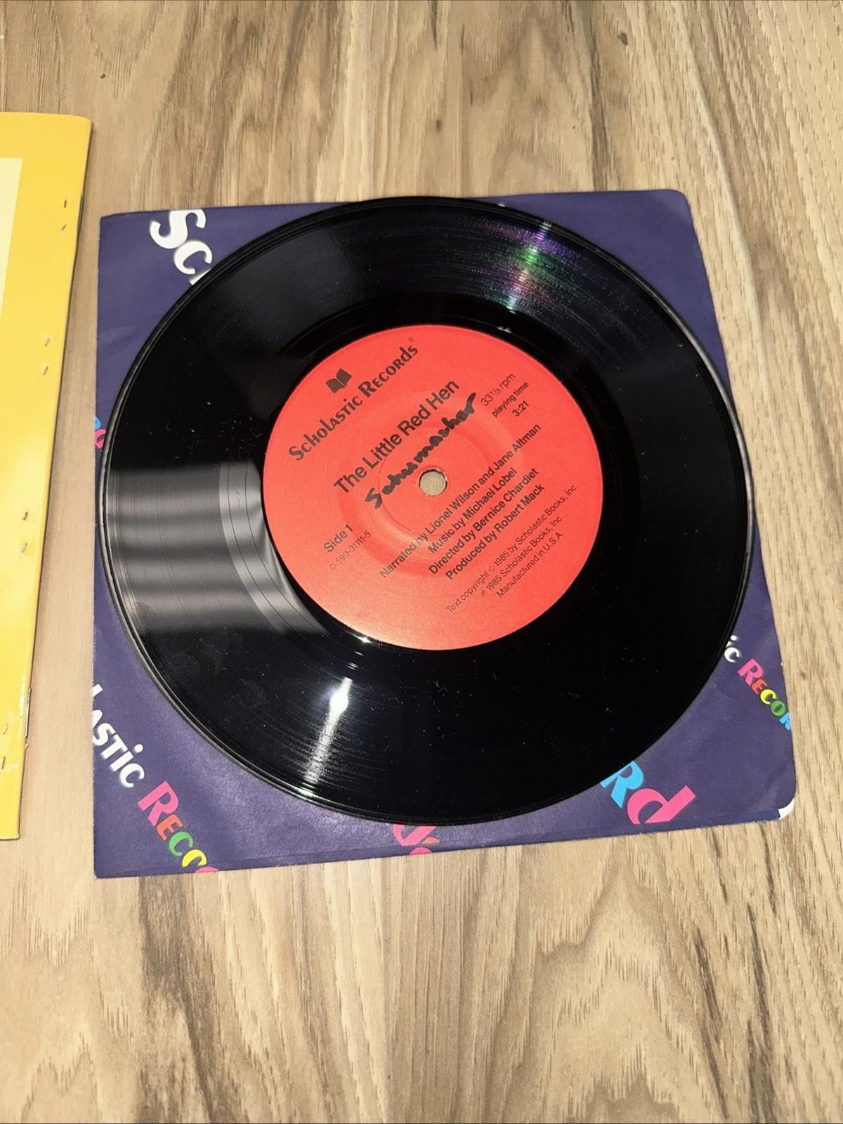 Other The Little Red Hen Book And Vinyl Record 45 Size ONE SIZE - 6 Thumbnail