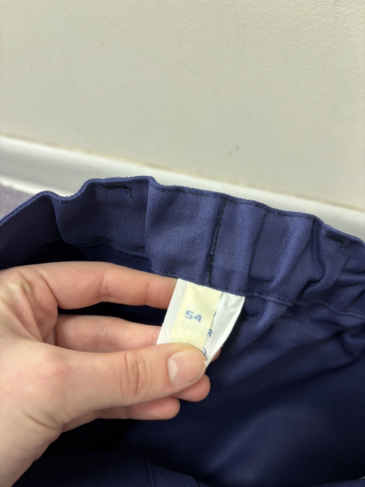 Other Vintage Sanfor French Workwear Pants 60s Utility Hydron Blue Size US 38 / EU 54 - 9 Thumbnail