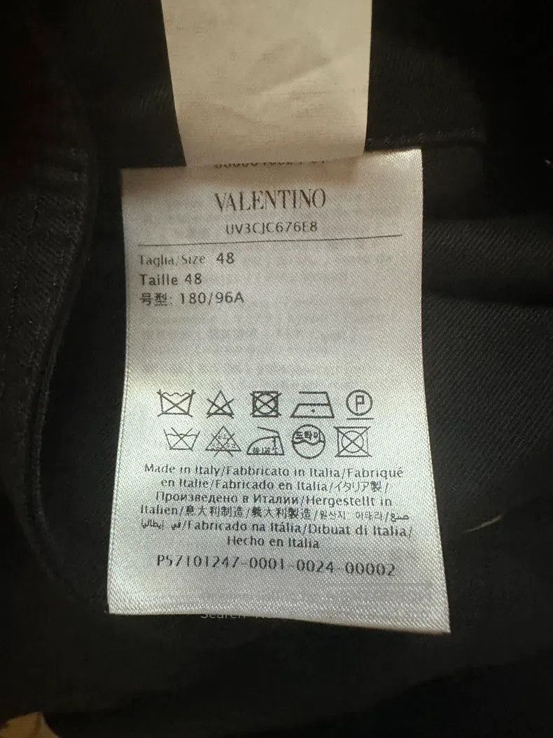 Valentino Valentino Solid color zippered lapel jacket jacket Size US XS / EU 42 / 0 - 7 Thumbnail