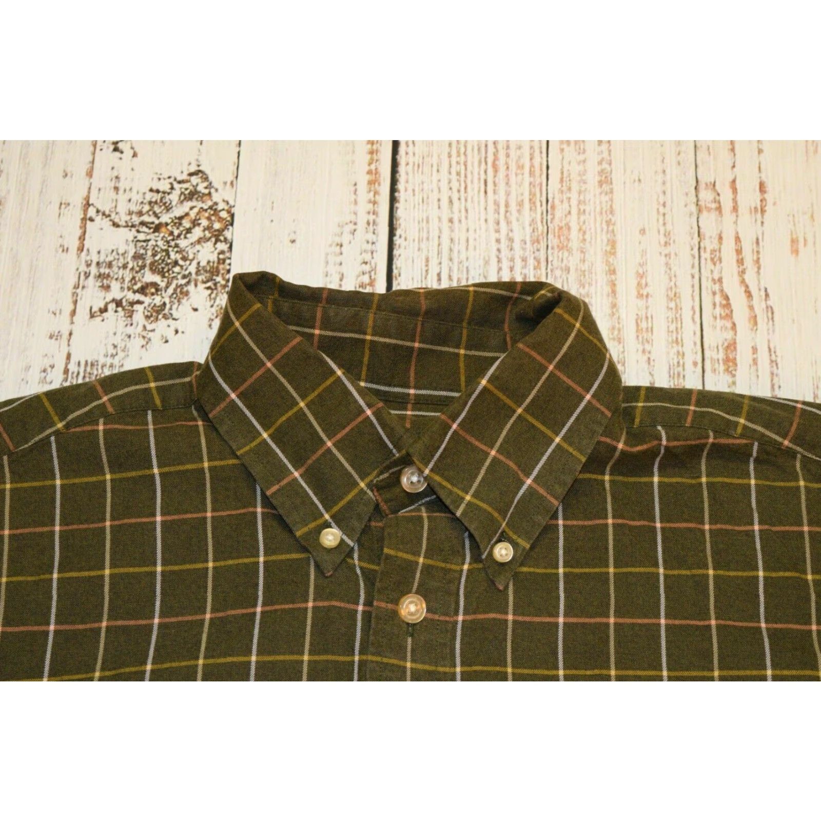 Orvis VINTAGE Orvis Men's Button-Up Cotton Flannel Shirt Sz Large Casual Plaid Checks Outfitter Size US L / EU 52-54 / 3 - 5 Thumbnail