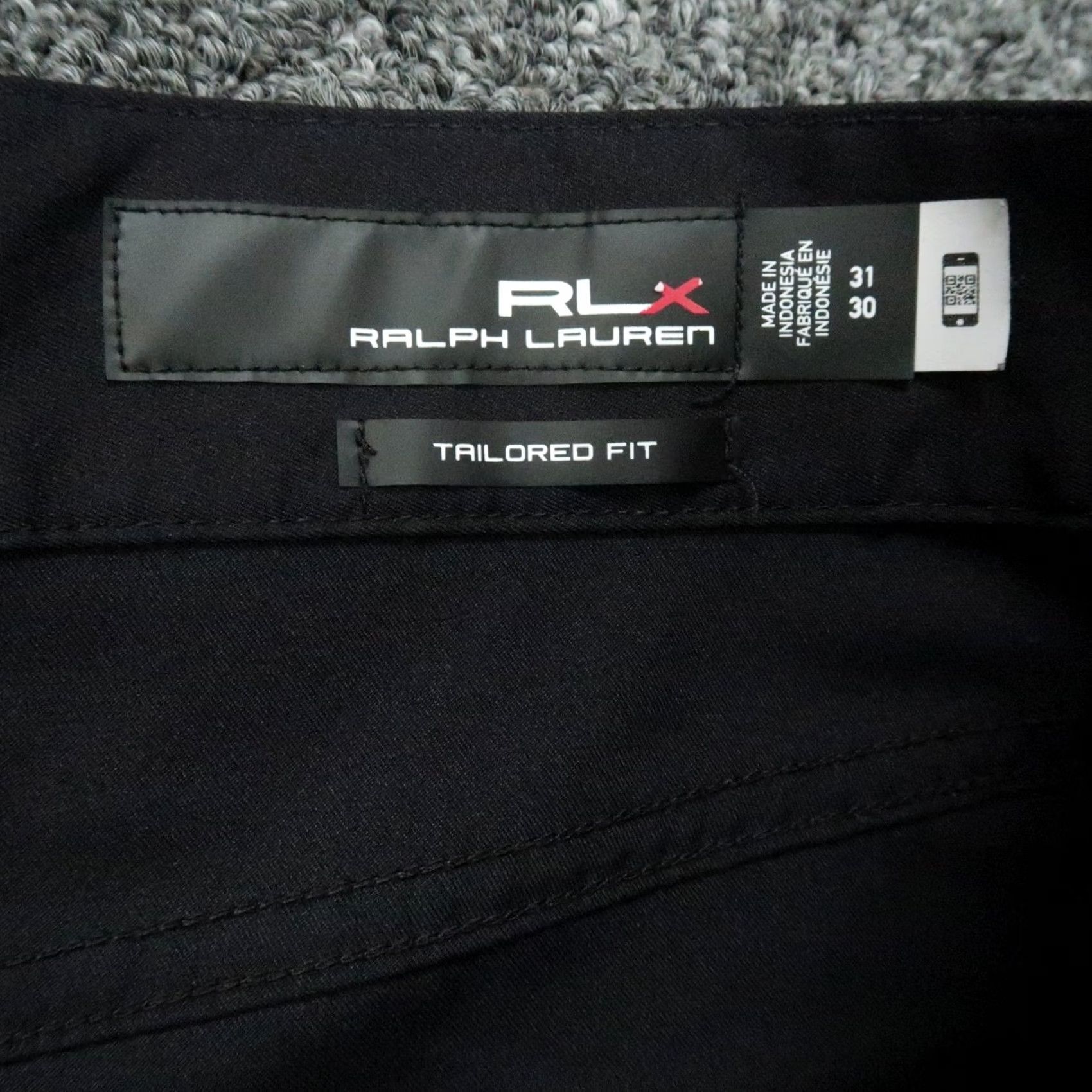 RLX Ralph Lauren Ralph Lauren Pants Mens 31x30 Black Tailored Fit Golf 5 Pocket Trouser Size US 31 - 4 Thumbnail