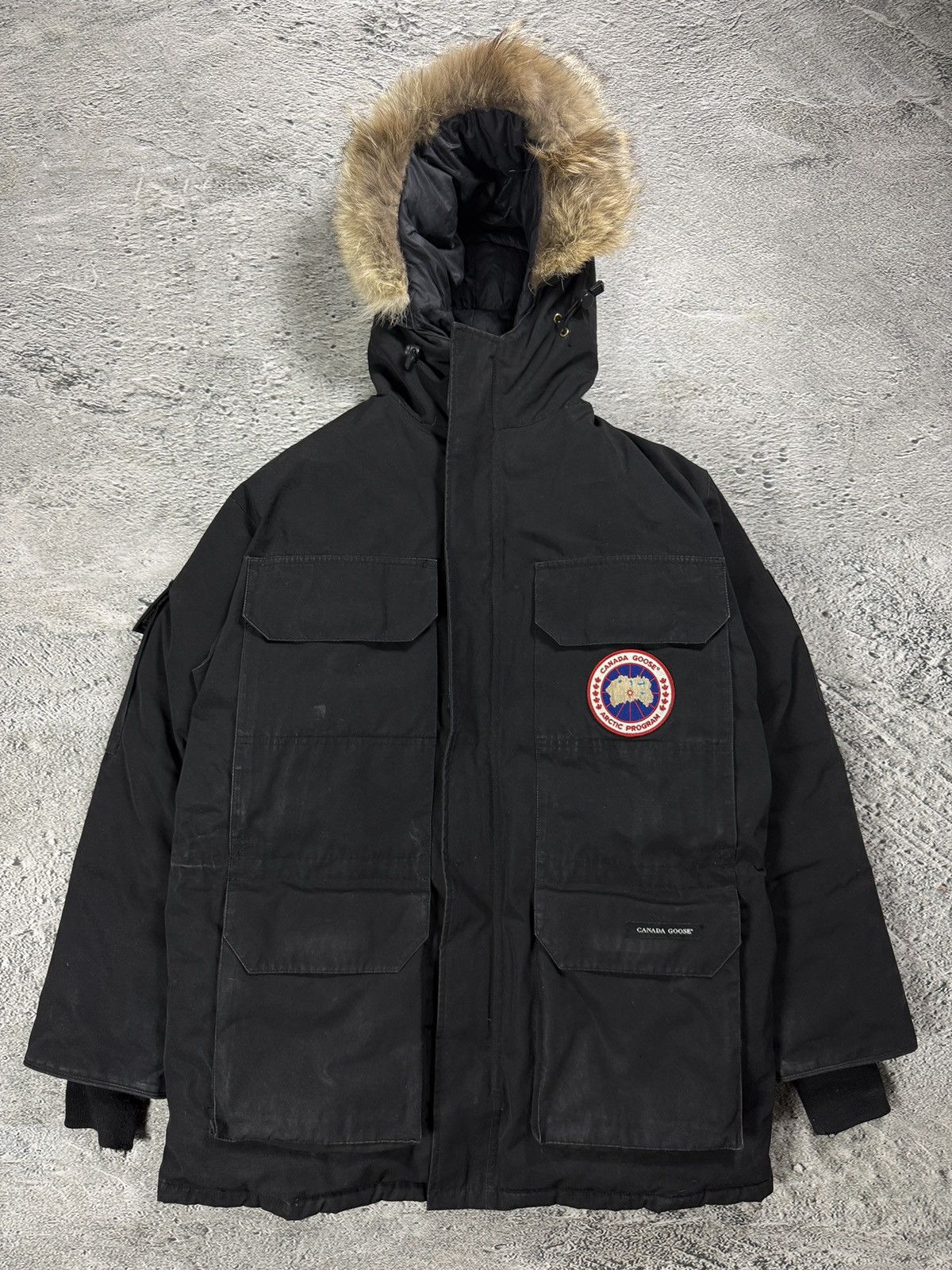 Canada Goose Canada Goose vintage black expedition parka jacket puffer Size US XL / EU 56 / 4 - 1 Thumbnail
