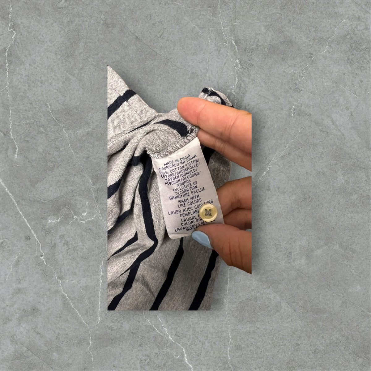 Polo Ralph Lauren Grey polo Ralph Lauren size L stripes Size US XL / EU 56 / 4 - 3 Thumbnail