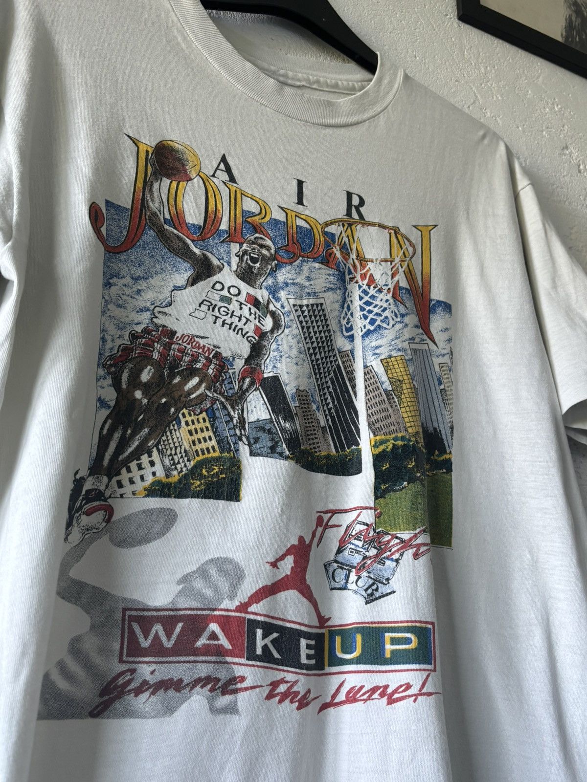 Vintage Vintage Air Jordan Single stich tee Size US XL / EU 56 / 4 - 2 Thumbnail