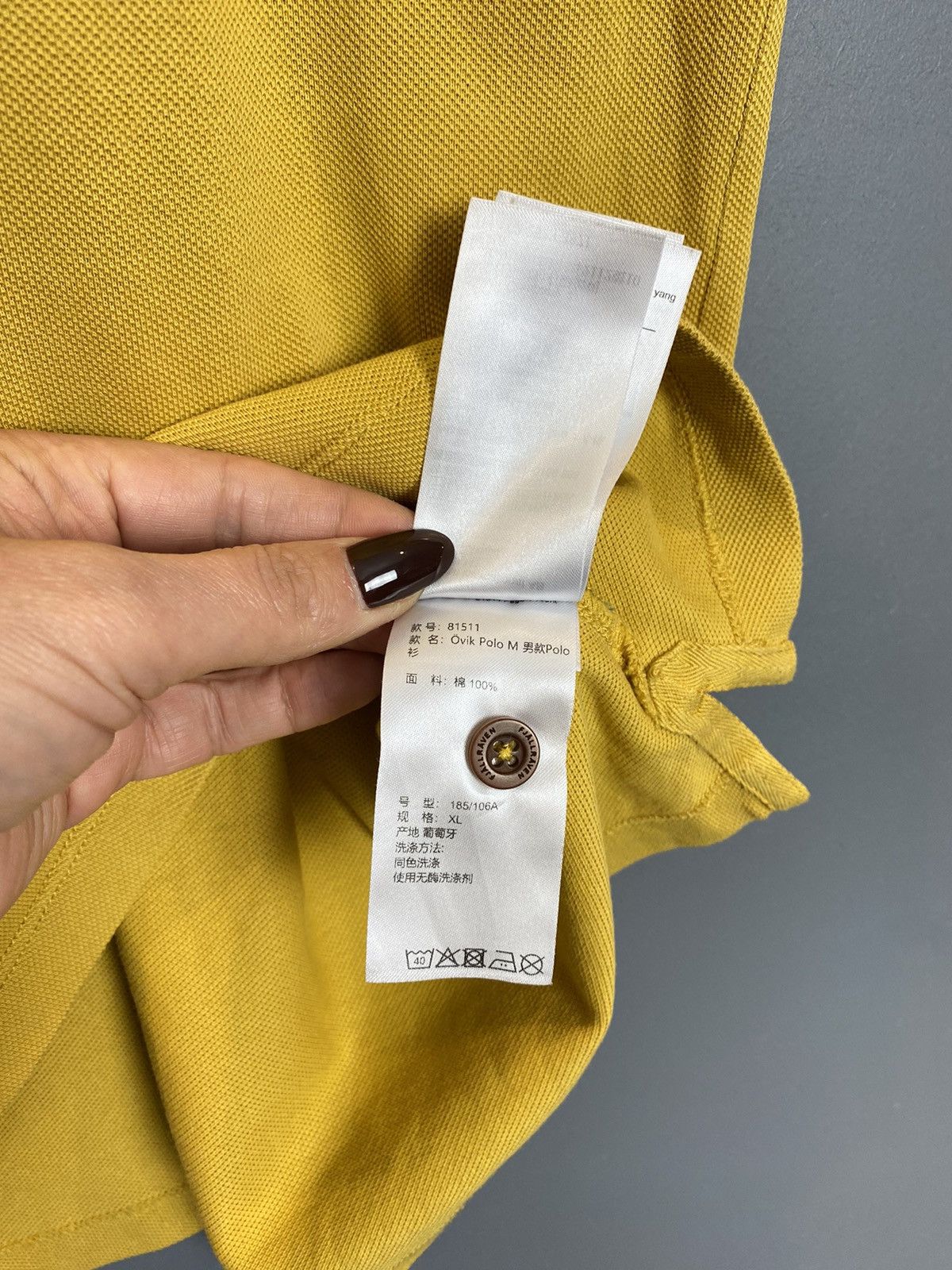 Fjallraven Fjallraven Övik Polo Shirt Short Sleeve Size M Yellow Top Size US XL / EU 56 / 4 - 8 Thumbnail