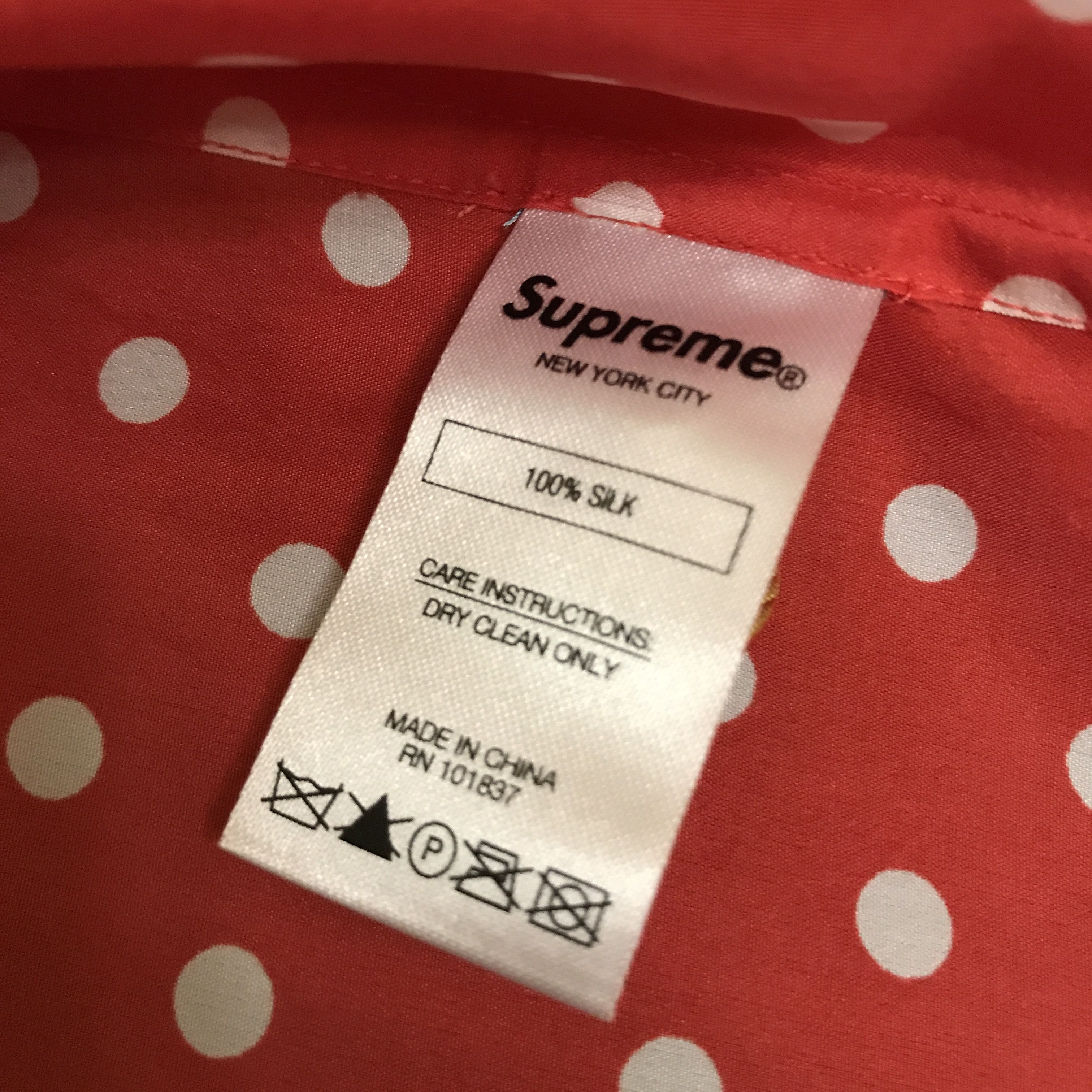 Supreme SS16 polka dot shirt Size US M / EU 48-50 / 2 - 4 Thumbnail