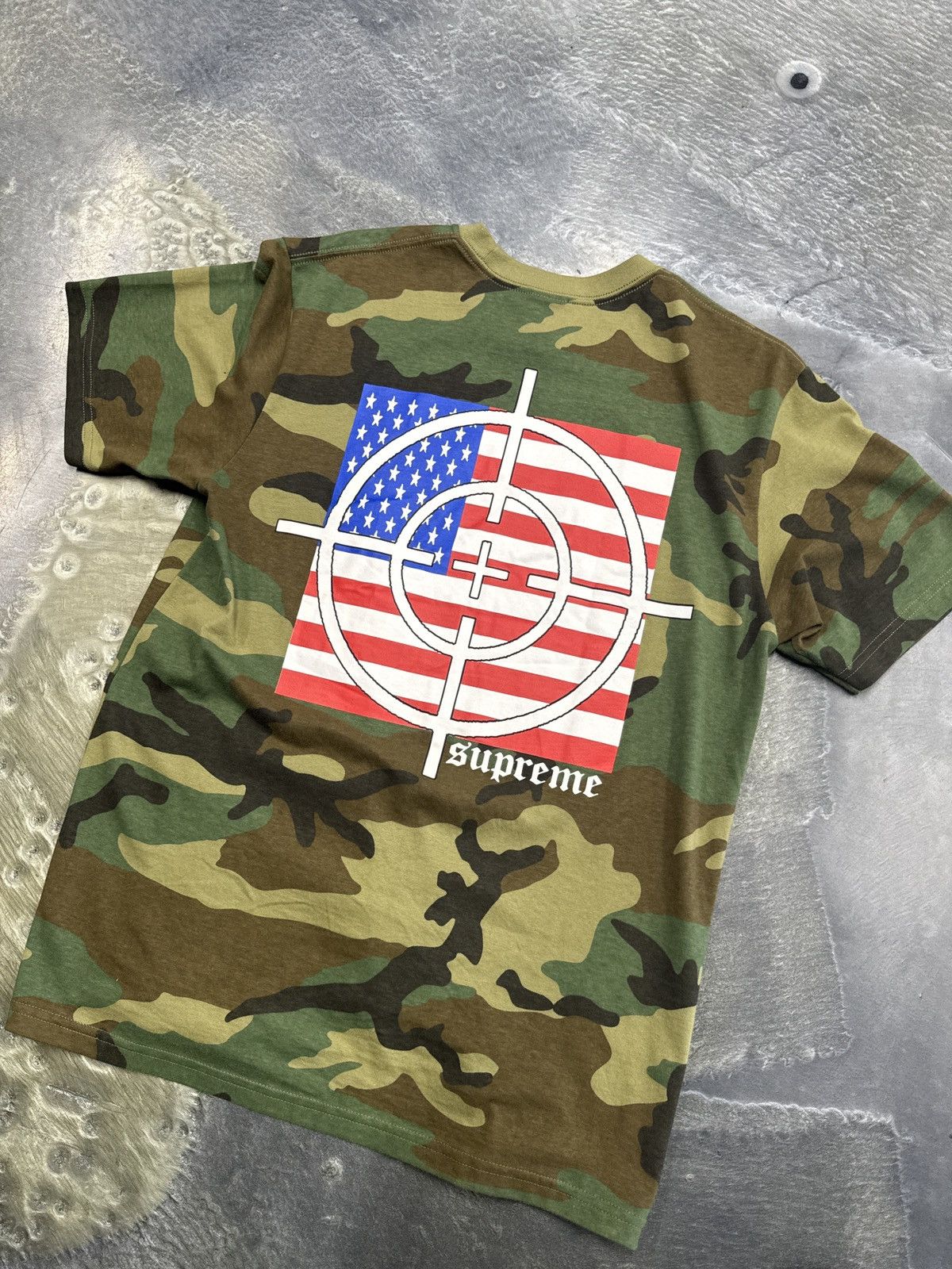 Supreme Supreme Target Tee Woodland Camo Size US M / EU 48-50 / 2 - 2 Thumbnail