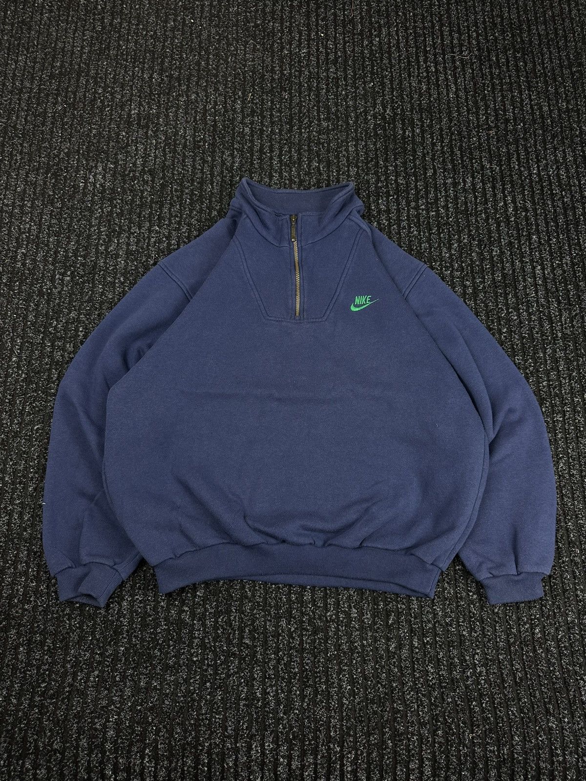 Nike Vintage 90s NIKE USA 1/4 zip Sweatshirt Streetwear Y2K Size US M / EU 48-50 / 2 - 2 Thumbnail