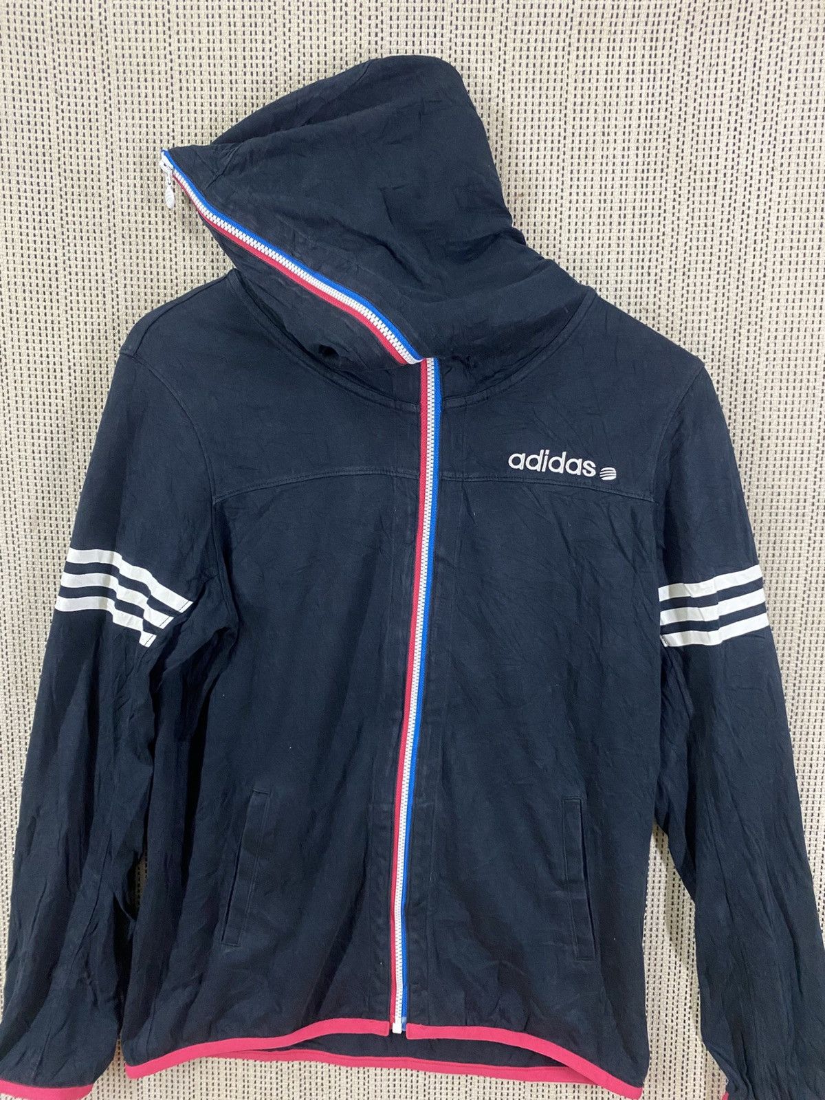 Adidas Adidas Full-Zip Hoodie – Stylish, Comfortable, and Versatile Size L / US 10 / IT 46 - 2 Thumbnail