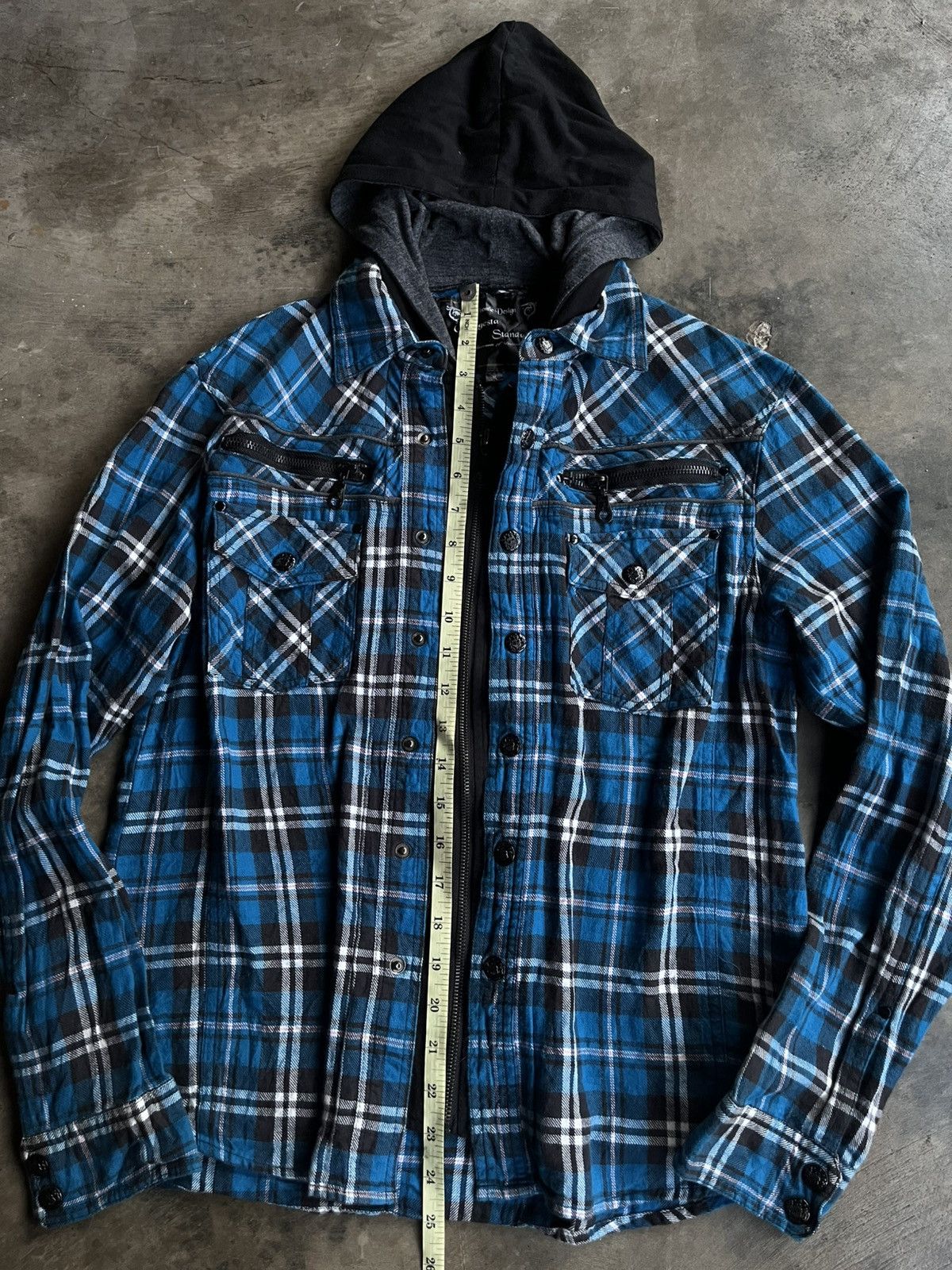 If Six Was Nine JAPANESE GRANGESTA STANDARD DOUBLE LAYER HOODIE PUNK VKEI Size US M / EU 48-50 / 2 - 10 Thumbnail