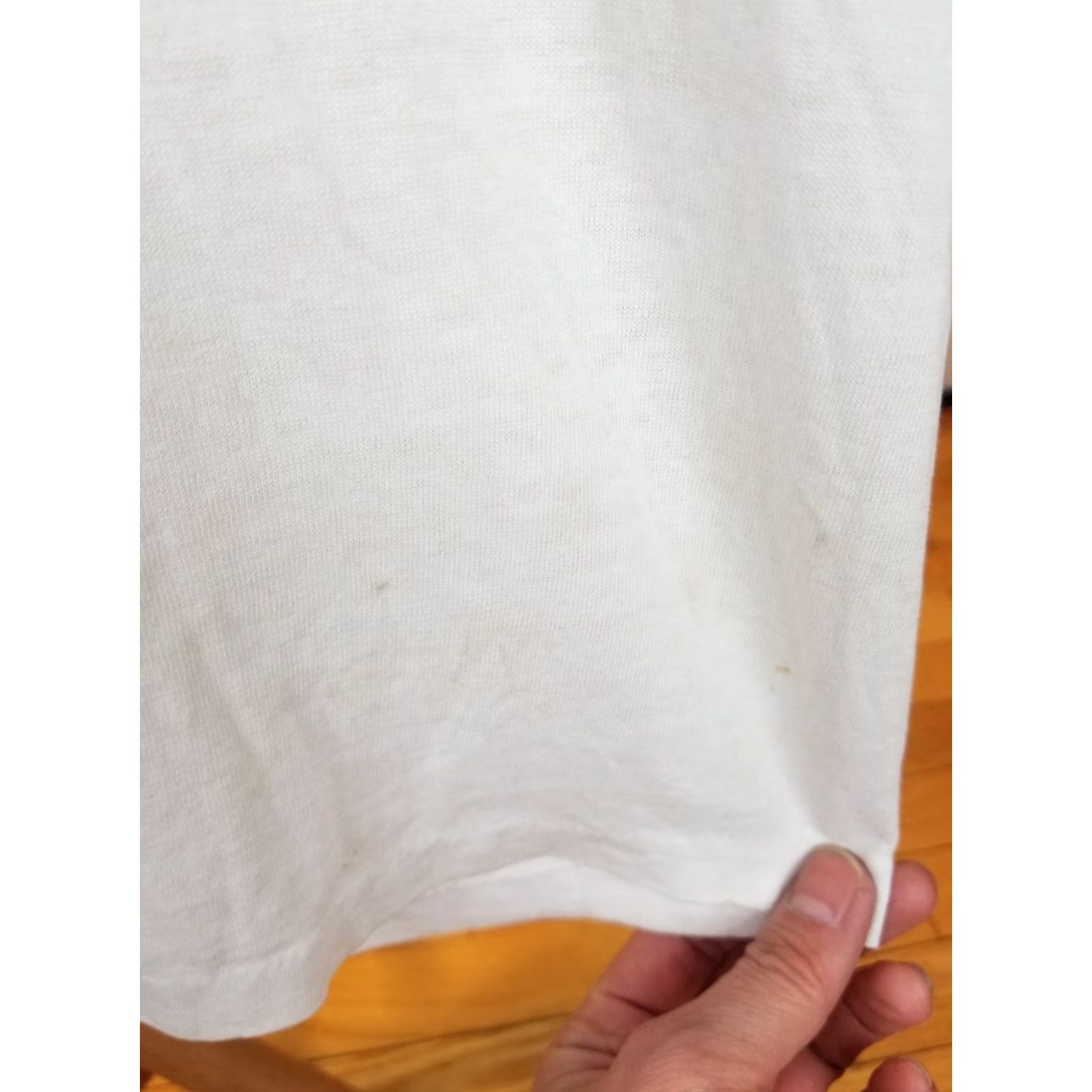 Budweiser VINTAGE Budweiser KING OF BEER SUPER PAPER THIN 50/50 T-SHIRT SZ LARGE Shirt Mens White 80's Retro Band Beer USA 26 inch Back 20 inch Chest Size L Size US L / EU 52-54 / 3 - 7 Thumbnail