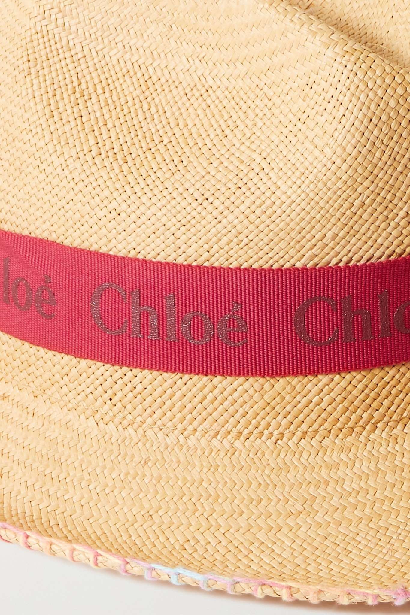 Chloe o1loc1c0425 CHC23 Size: OS / Hat / Cap in Beige & Pink Size ONE SIZE - 3 Thumbnail