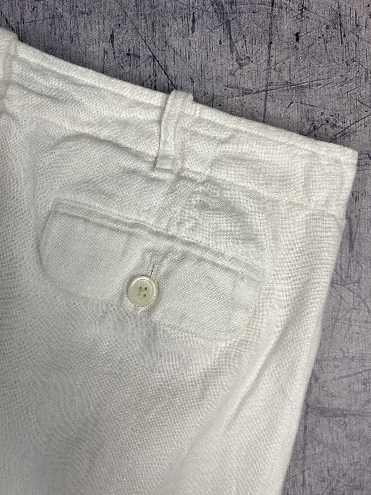 Polo Ralph Lauren × Vintage Vintage Ralph Lauren Linen Pants Size 26" / US 2 / IT 38 - 9 Thumbnail