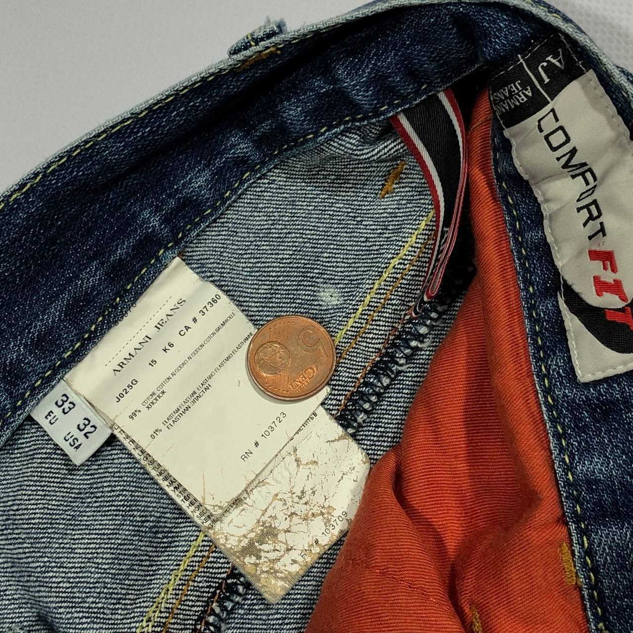 Armani × Jean × Vintage Vintage Armani Jeans Denim Pants Size US 32 / EU 48 - 9 Thumbnail