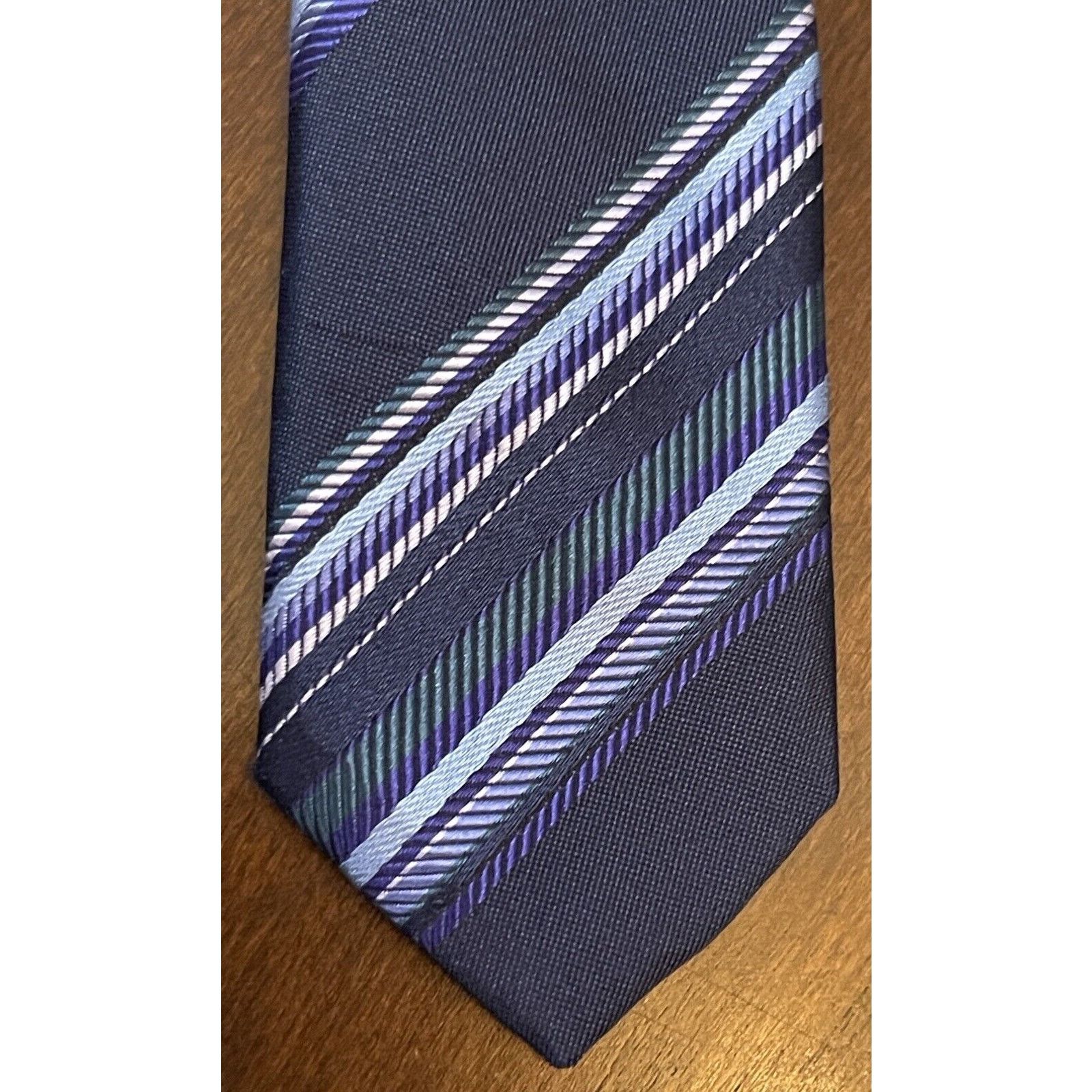 Banana Republic Banana Republic Blue 100% Silk Men’s Neck Tie Made In China Size ONE SIZE - 6 Thumbnail