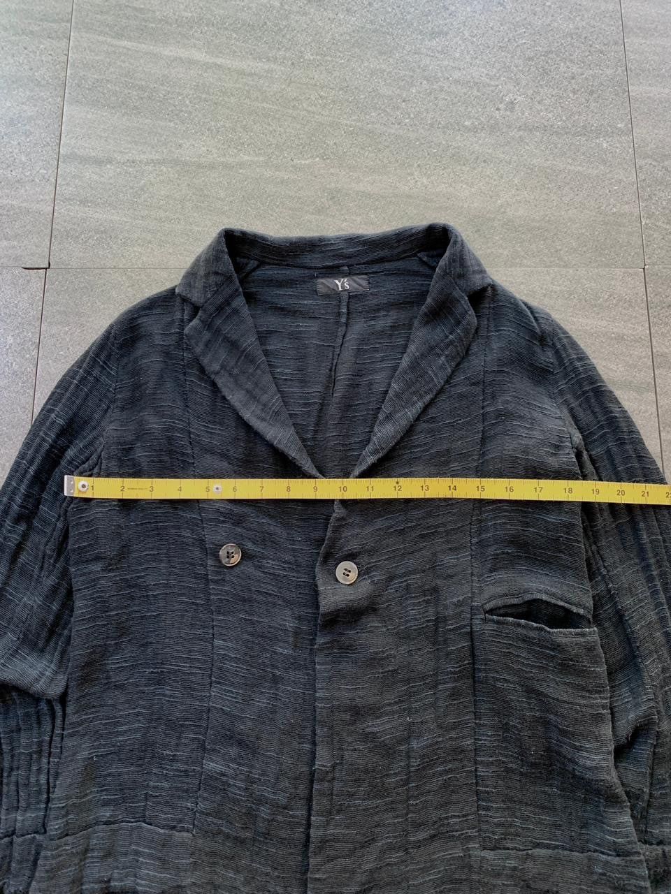 Yohji Yamamoto FREE TAX! Ys Knitted Textured Blazer Jacket Size US S / EU 44-46 / 1 - 9 Thumbnail