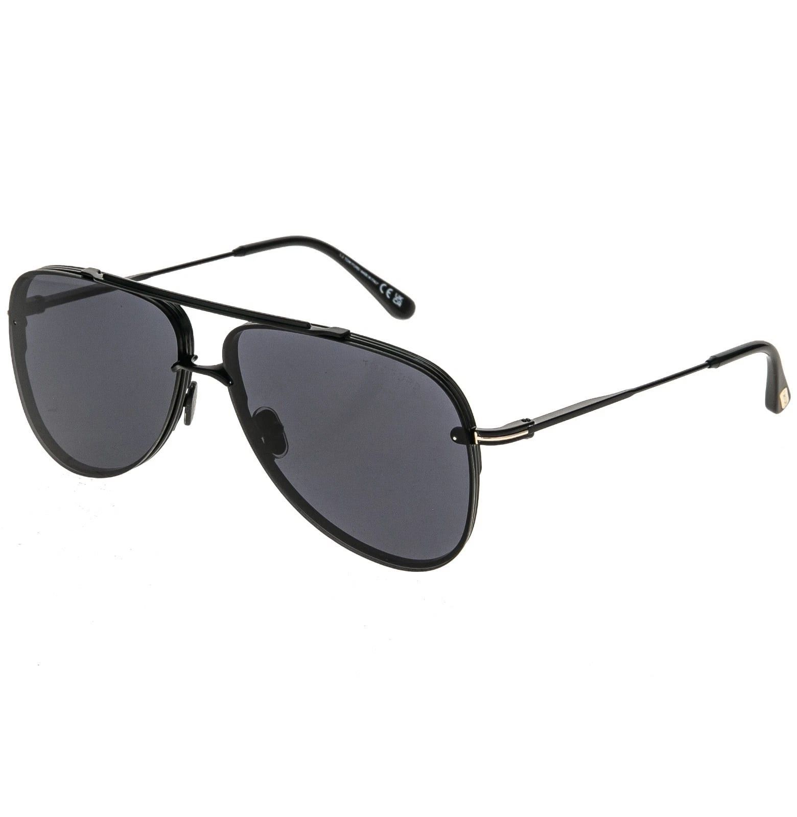 Tom Ford TOM FORD LEON TF1071 01A Black Classic Sunglasses 1071 Size ONE SIZE - 4 Thumbnail