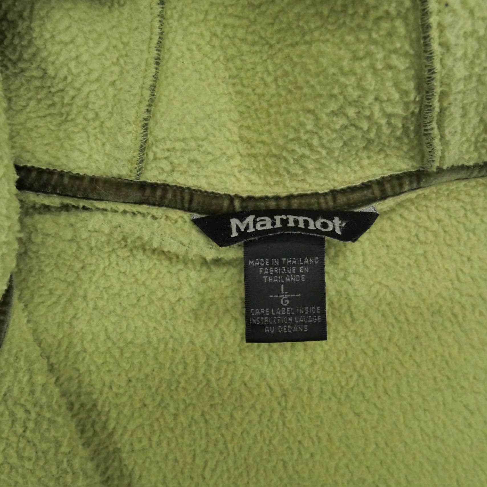 Marmot VINTAGE Marmot Hoodie Womens L Green Full Zip Fleece Outdoors Y2k Shirt Womens L Brown Logo Casual Activewear Mens? Size L / US 10 / IT 46 - 5 Thumbnail