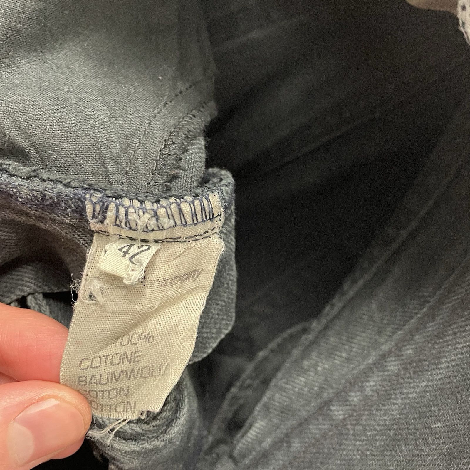 Massimo Osti × Stone Island Women’s Stone Island Green Edge Jeans Vintage Retro 90s W26” Size 26" / US 2 / IT 38 - 7 Thumbnail