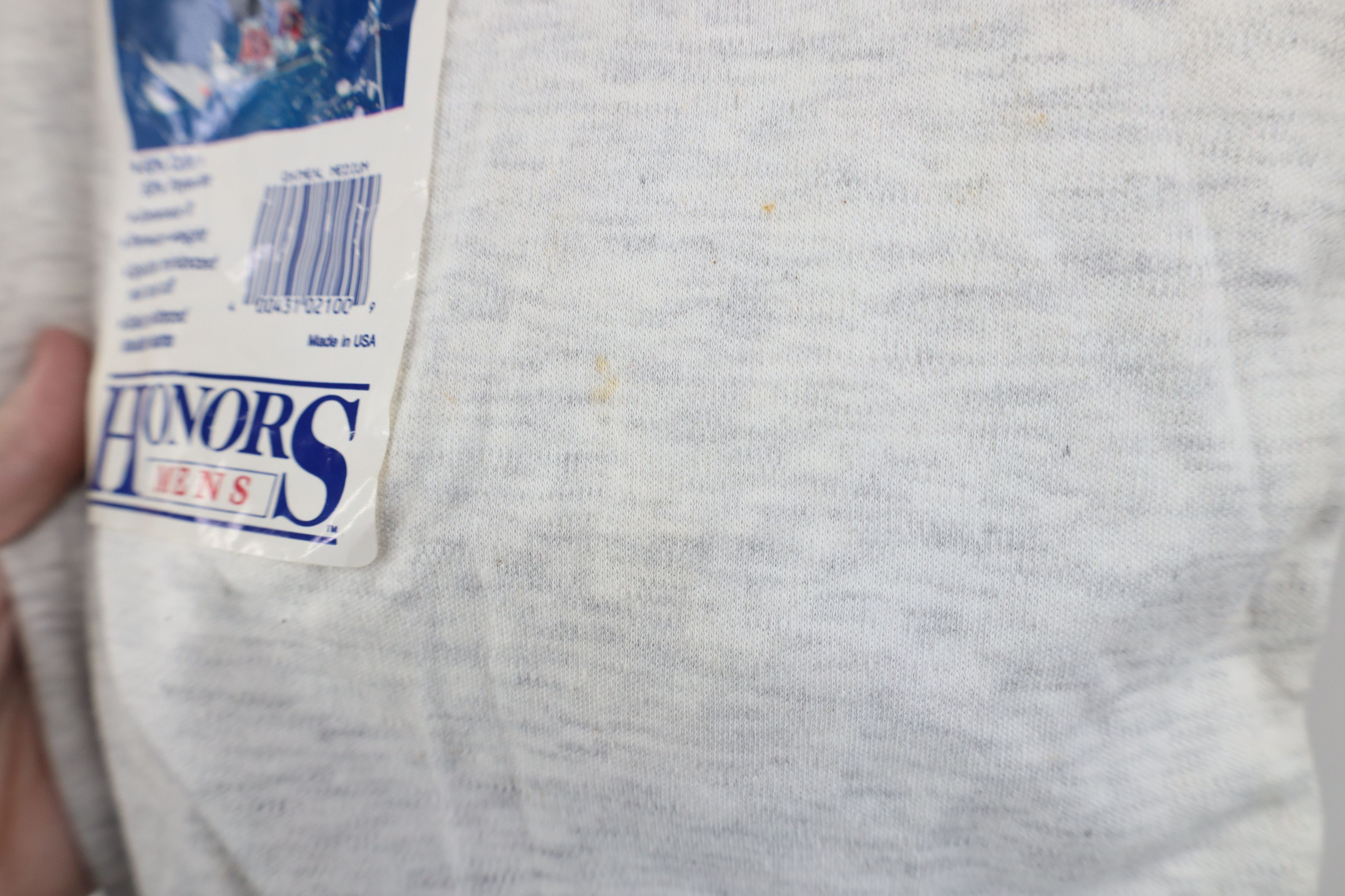 Vintage Deadstock Vintage 90s Streetwear Turtleneck T-Shirt Gray USA Size US M / EU 48-50 / 2 - 6 Thumbnail