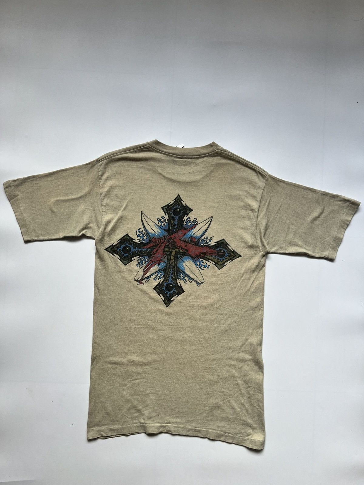 Rusty 1990s Rusty Surfing Cross Tees Size US S / EU 44-46 / 1 - 1 Thumbnail
