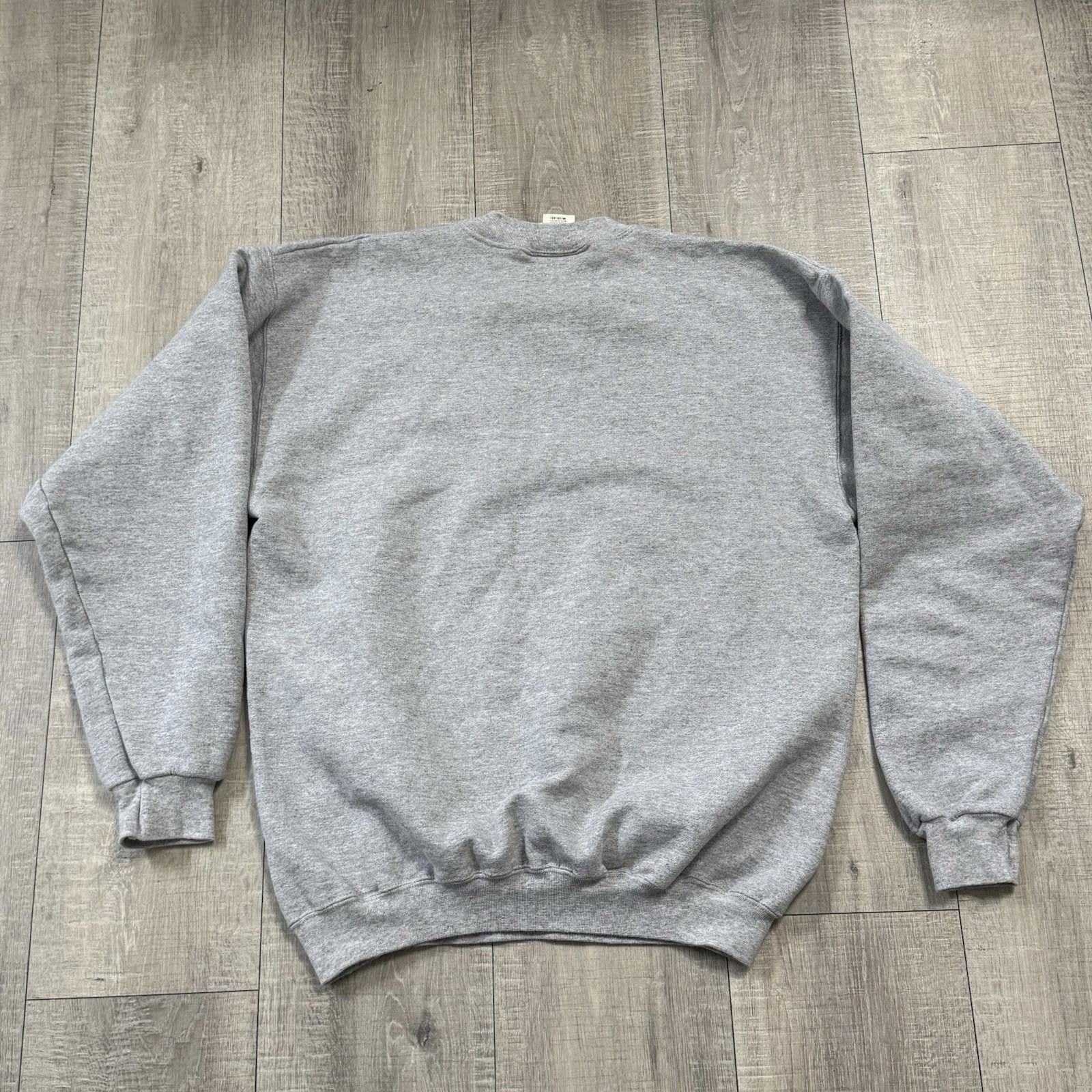 Hanes Vintage Hanes Ultimate Cotton Grey Grits Sweatshirt 90s Y2K Size US M / EU 48-50 / 2 - 3 Thumbnail