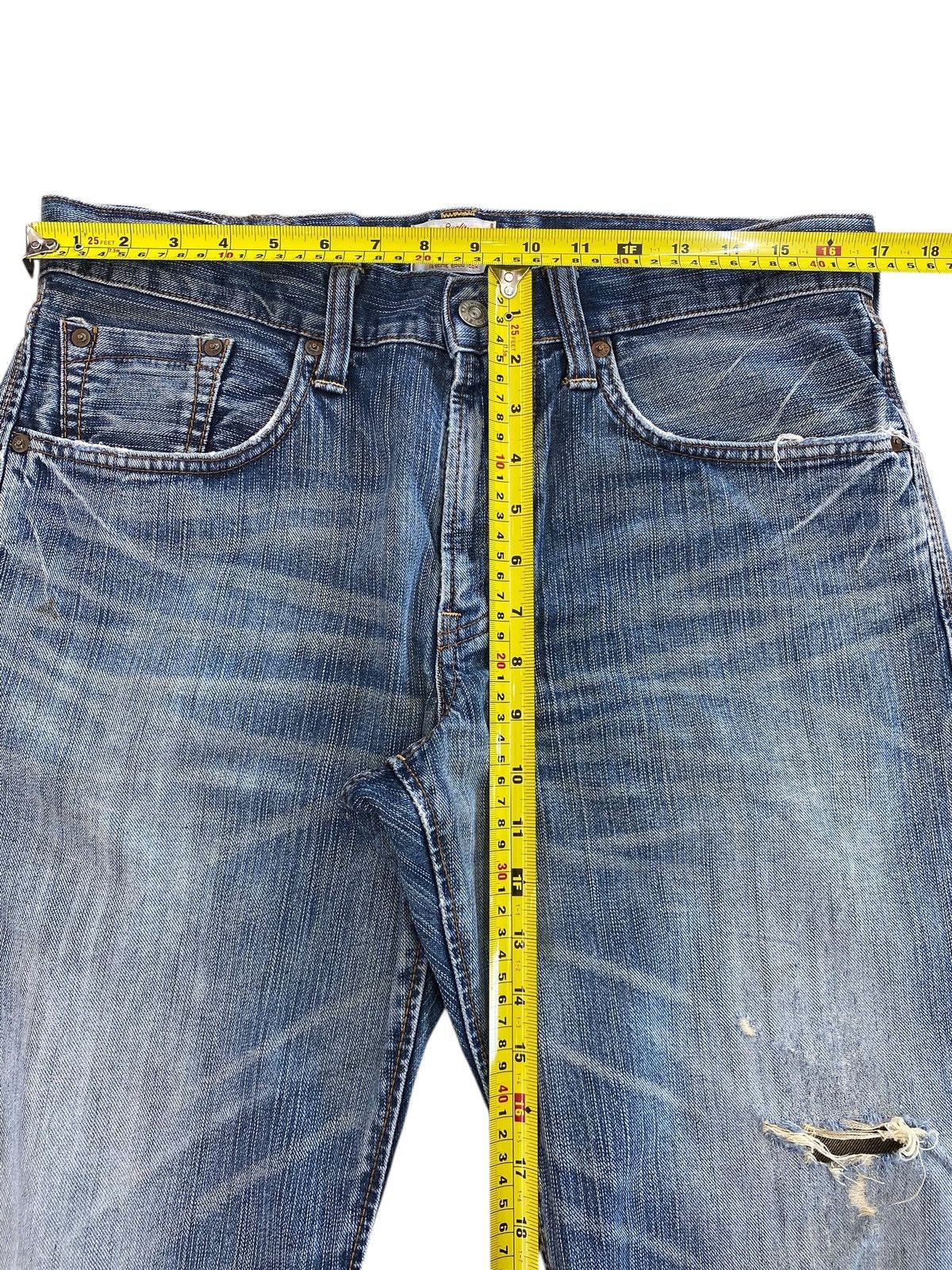 Edwin Edwin Vintage Mud Wash Whiskered Style Loose Jeans Size US 34 / EU 50 - 6 Thumbnail