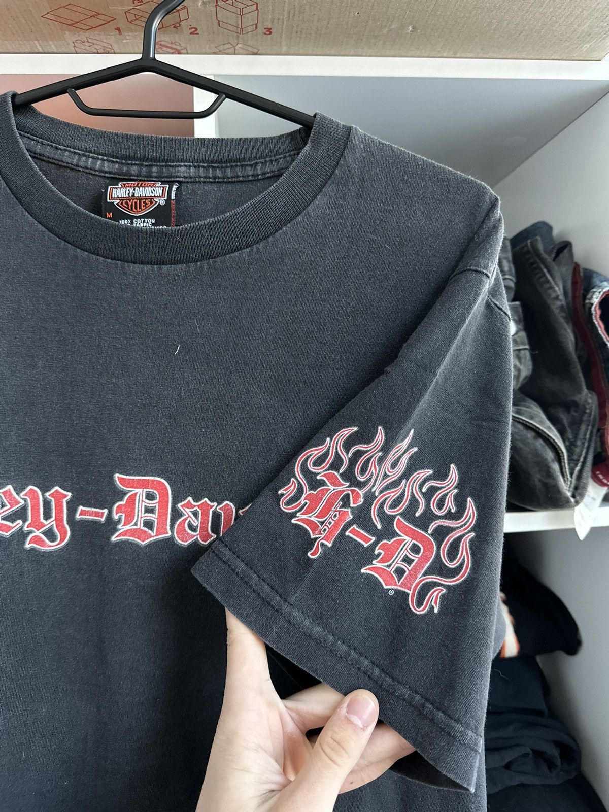 Harley Davidson 🔥VINTAGE FADED 2003 HARLEY DAVIDSON 2 SIDED PRINT T-SHIRT🔥 Size US M / EU 48-50 / 2 - 7 Thumbnail