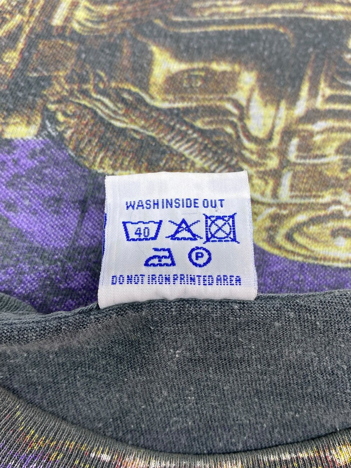 Band Tees Vintage 90s Sepultura All Over Print Blue Grape Tag T-shirt Size US XL / EU 56 / 4 - 23 Thumbnail