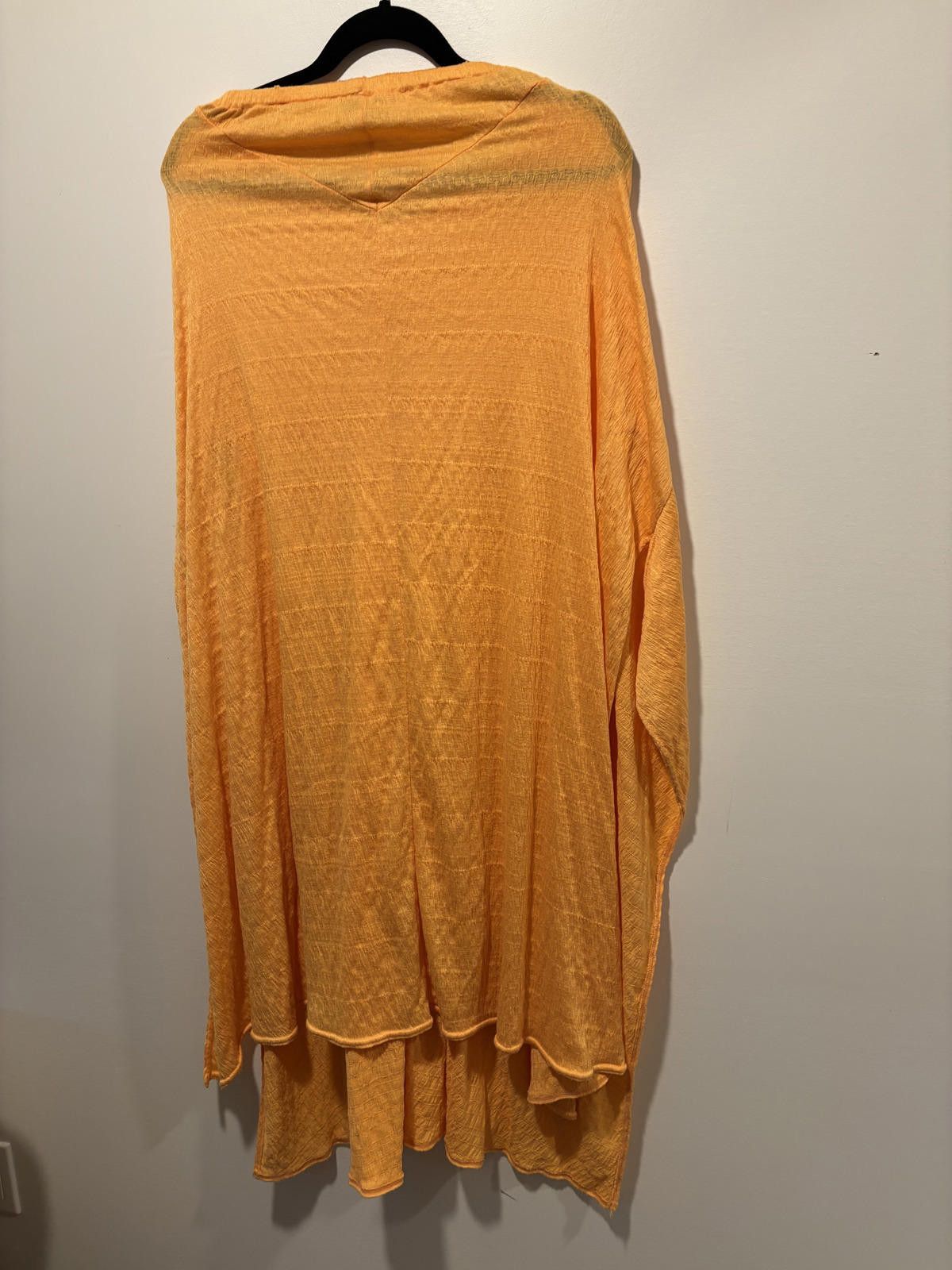 Free People Free People Beach Orange Coverup Tunic OSFM Size ONE SIZE - 7 Thumbnail