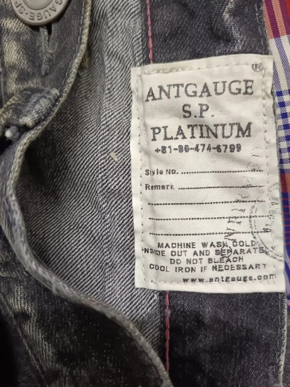 Japanese Brand Flare Distressed Antgauge Jeans Size US 30 / EU 46 - 8 Thumbnail