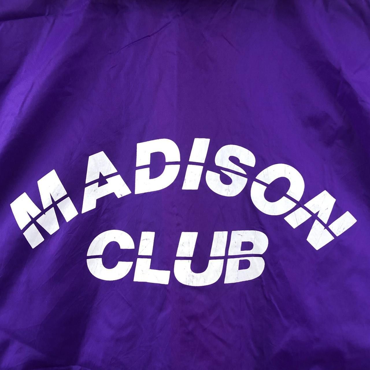 Madison THE MADISON CLUB Windbreaker Purple Parka Hoodie Jacket Size XL / US 12-14 / IT 48-50 - 6 Thumbnail