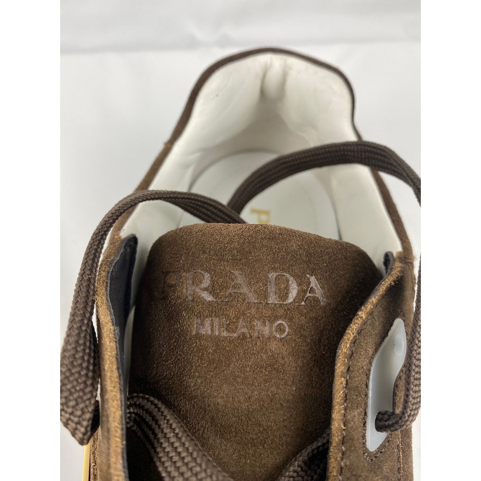 Prada o1rshd1 Calzature Uomo in Moro Size US 12 / EU 45 - 13 Thumbnail